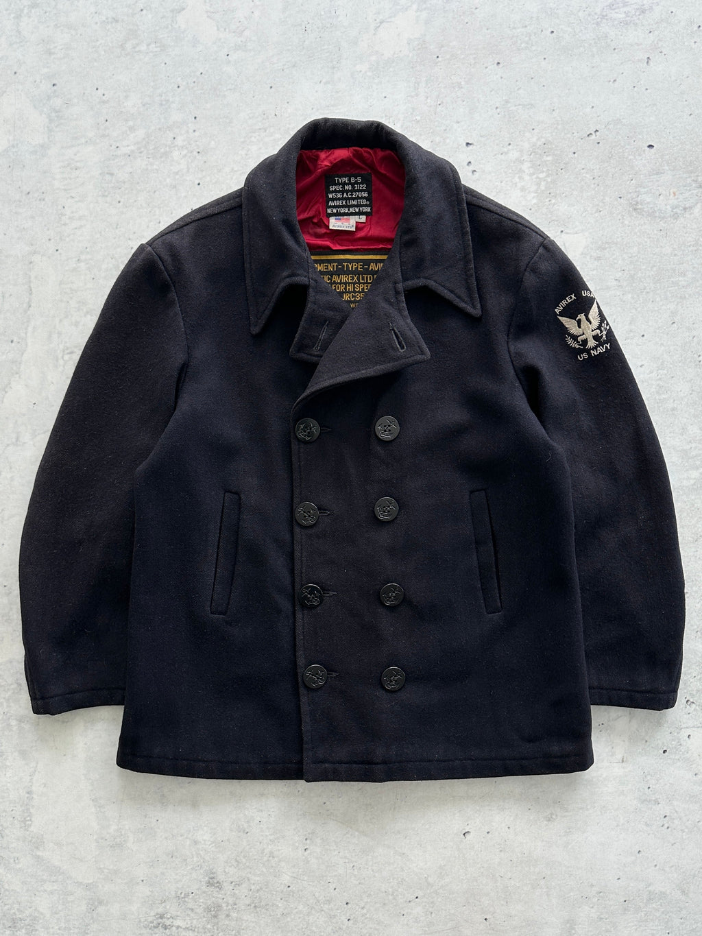 Vintage Avirex USA Type B-5 Pea Coat (L)