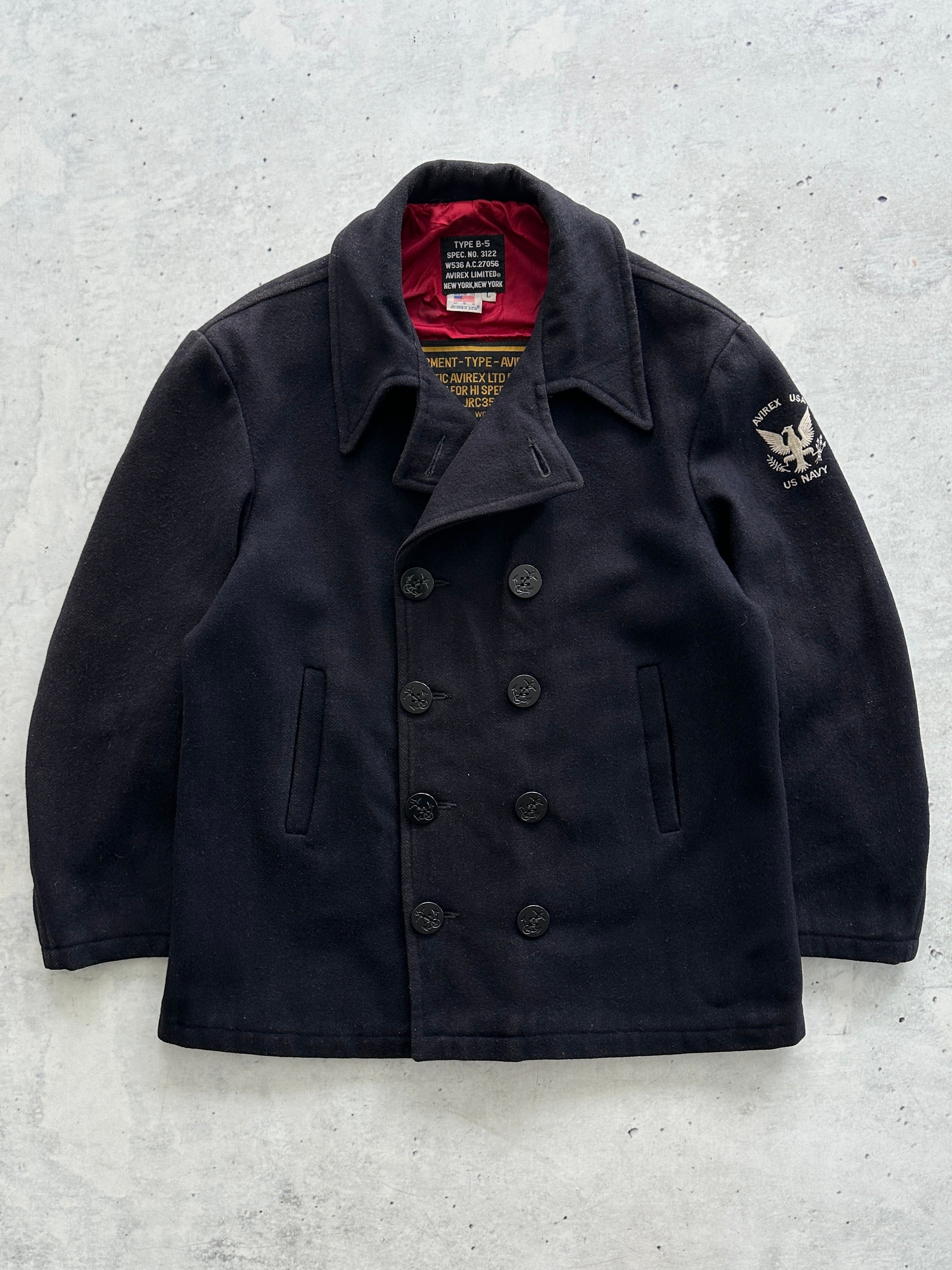 Vintage Avirex USA Type B-5 Pea Coat (L)