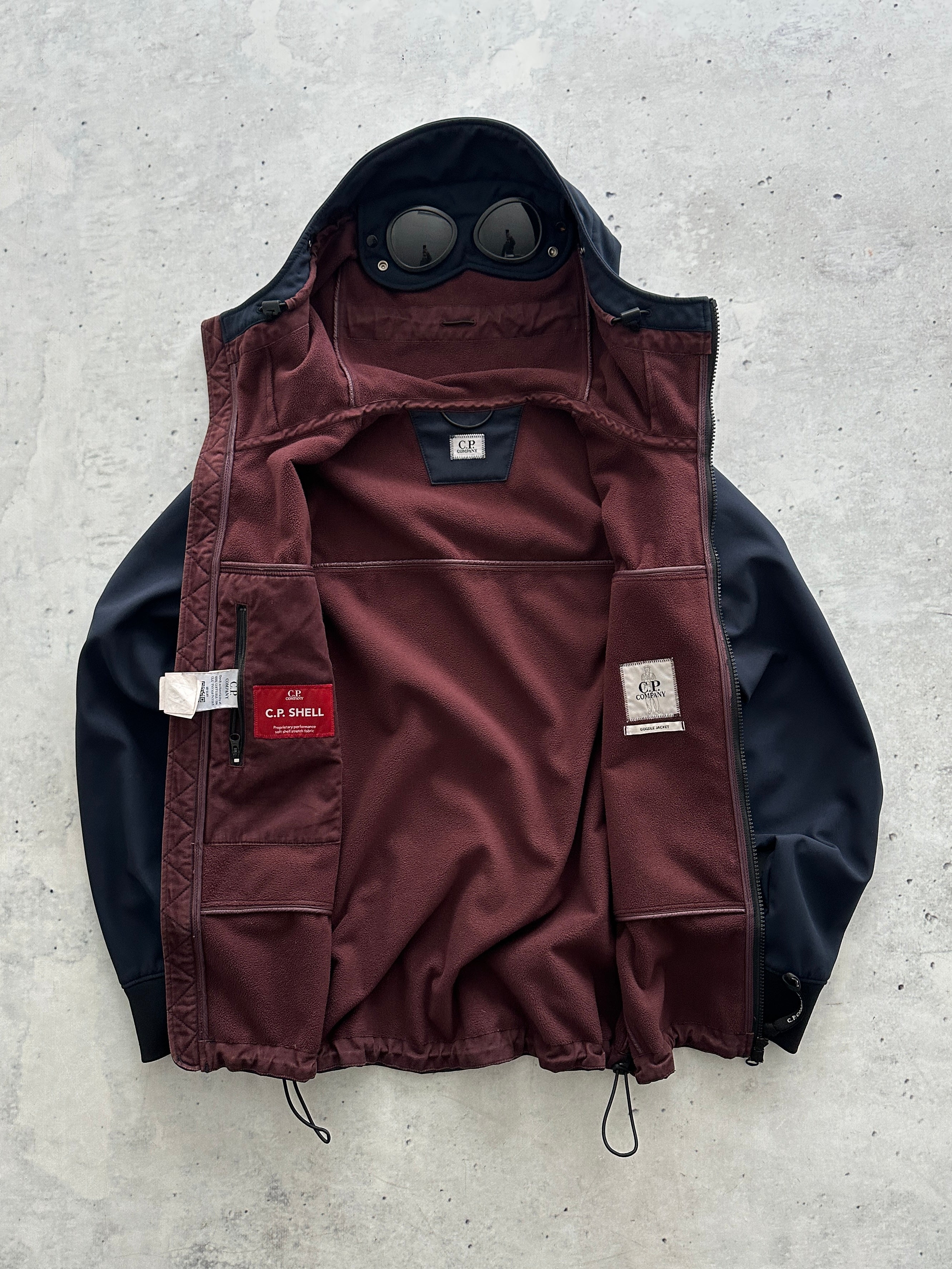 CP Company soft Shell fleece lined Goggle Jacket (S)