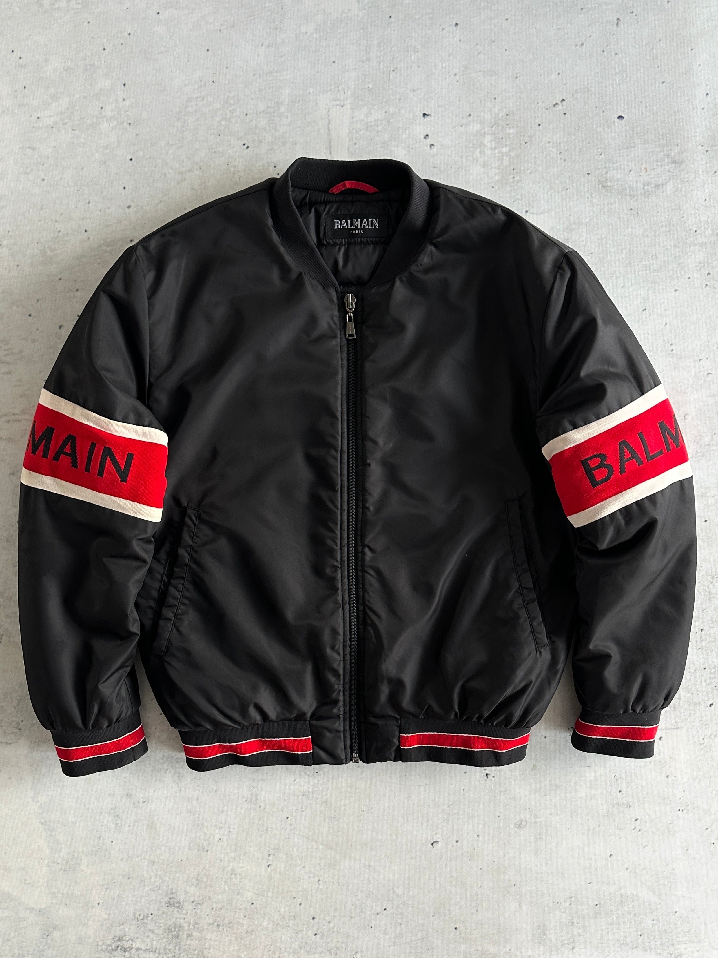 Balmain Nylon Zip Up Padded Jacket (M/L)