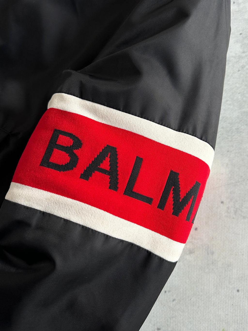 Balmain Nylon Zip Up Padded Jacket (M/L)