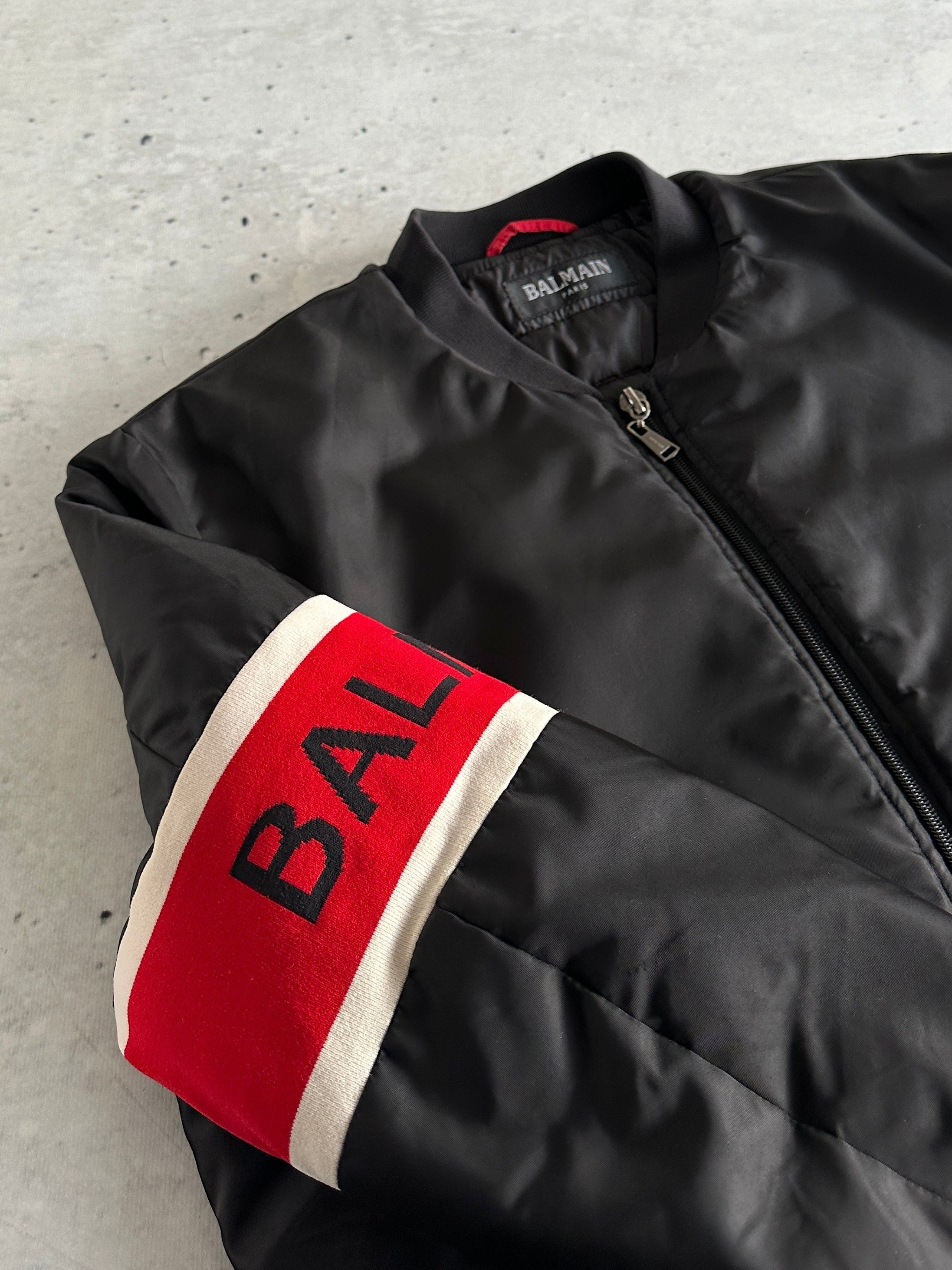 Balmain Nylon Zip Up Padded Jacket (M/L)