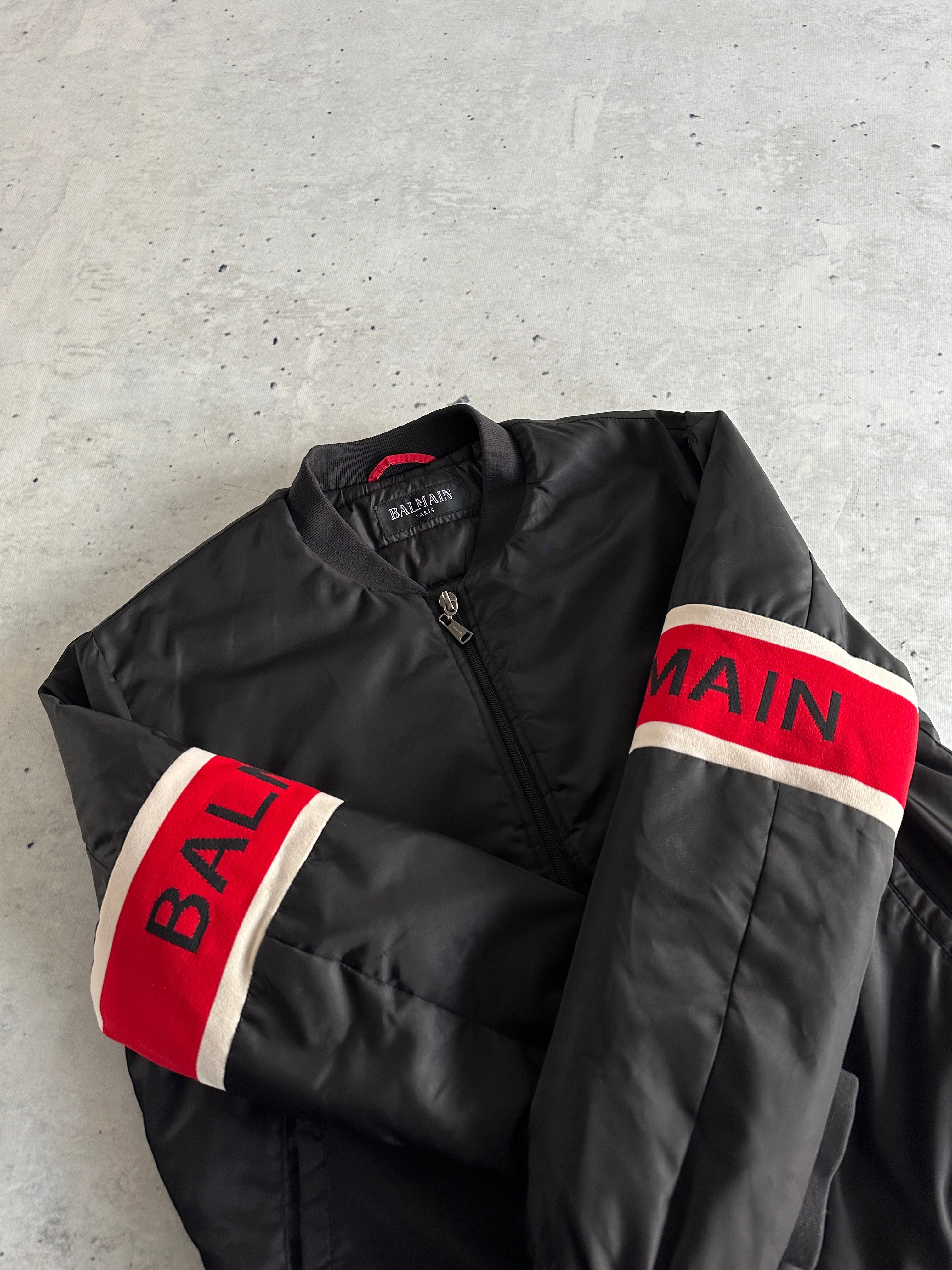 Balmain Nylon Zip Up Padded Jacket (M/L)