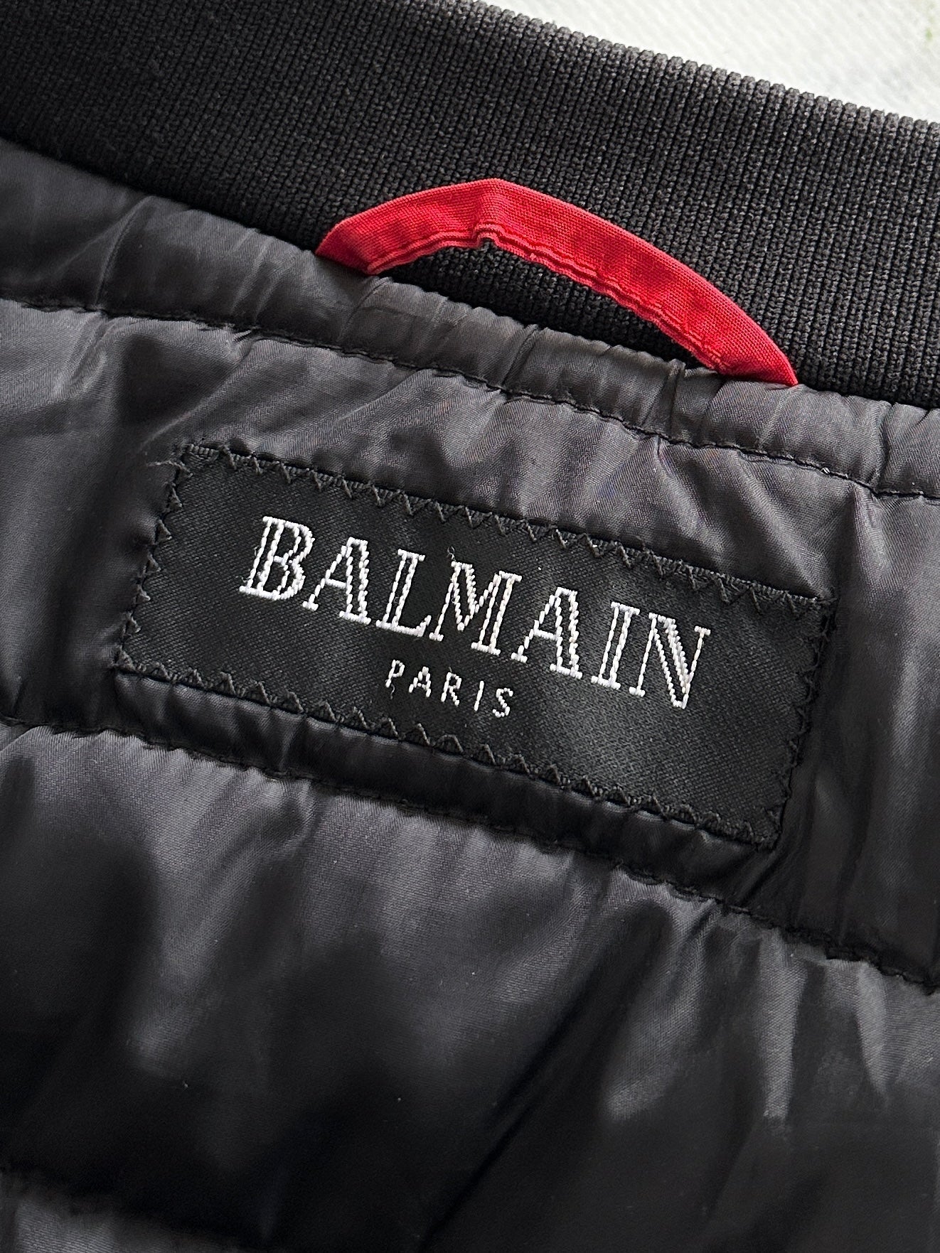 Balmain Nylon Zip Up Padded Jacket (M/L)