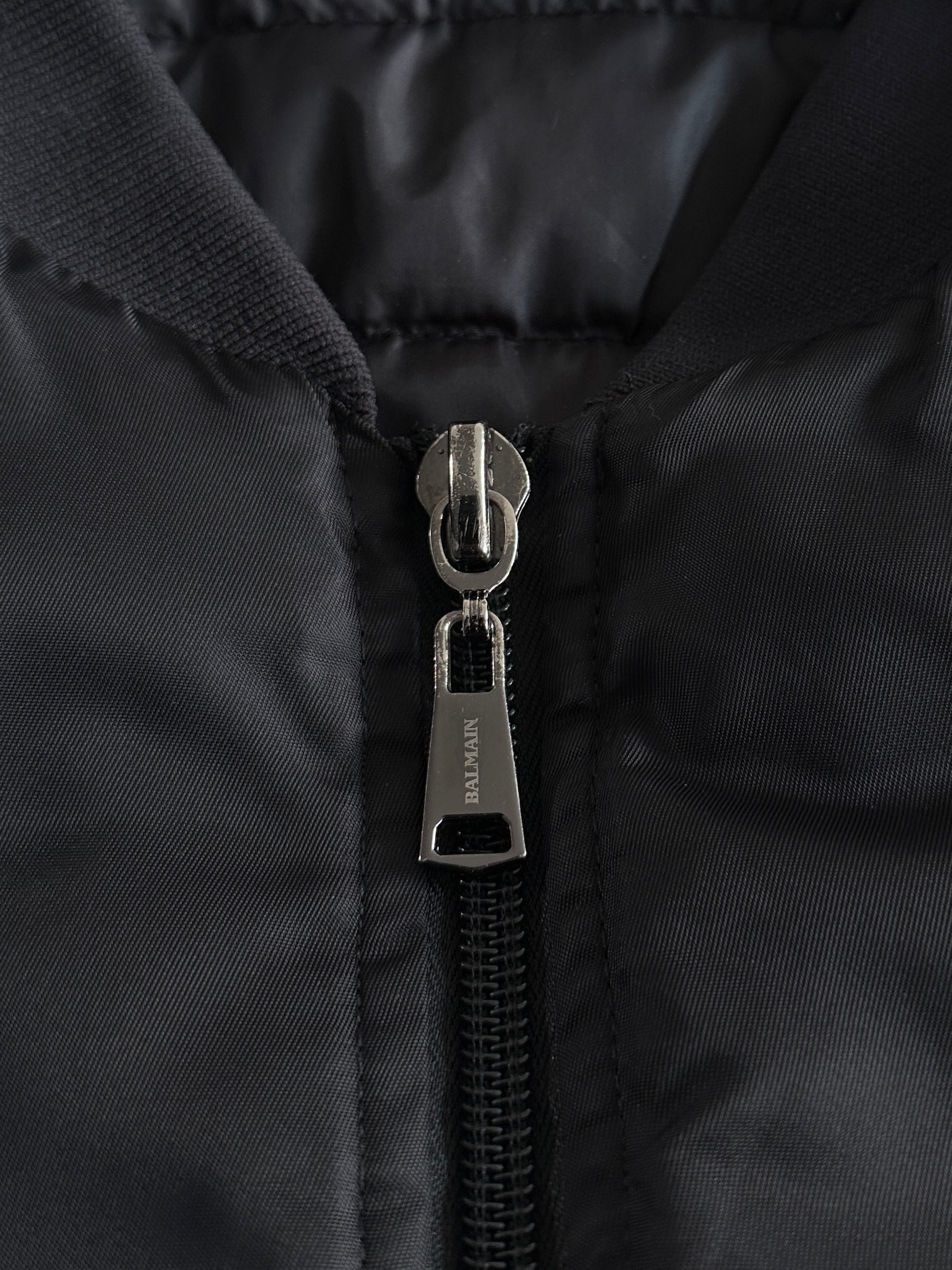 Balmain Nylon Zip Up Padded Jacket (M/L)
