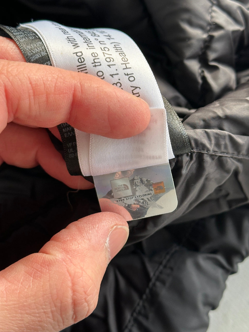 The North Face Down Fill Zip Up Hooded Jacket (S)