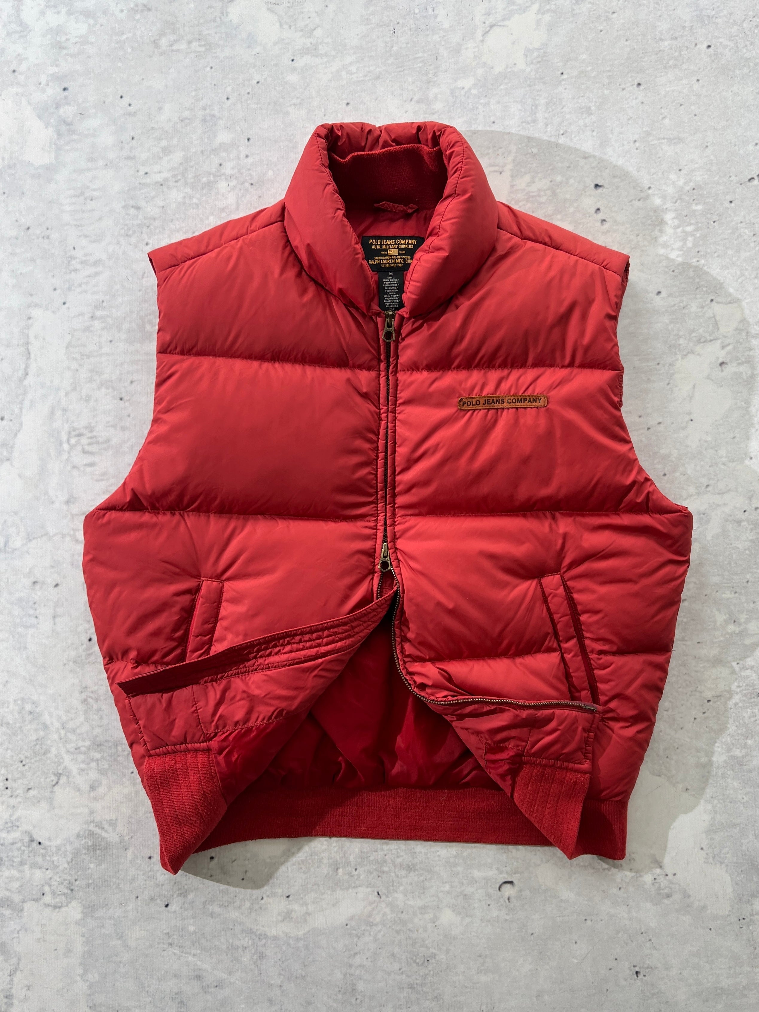 Vintage Ralph Lauren Military Surplus Down Fill Gilet (M)