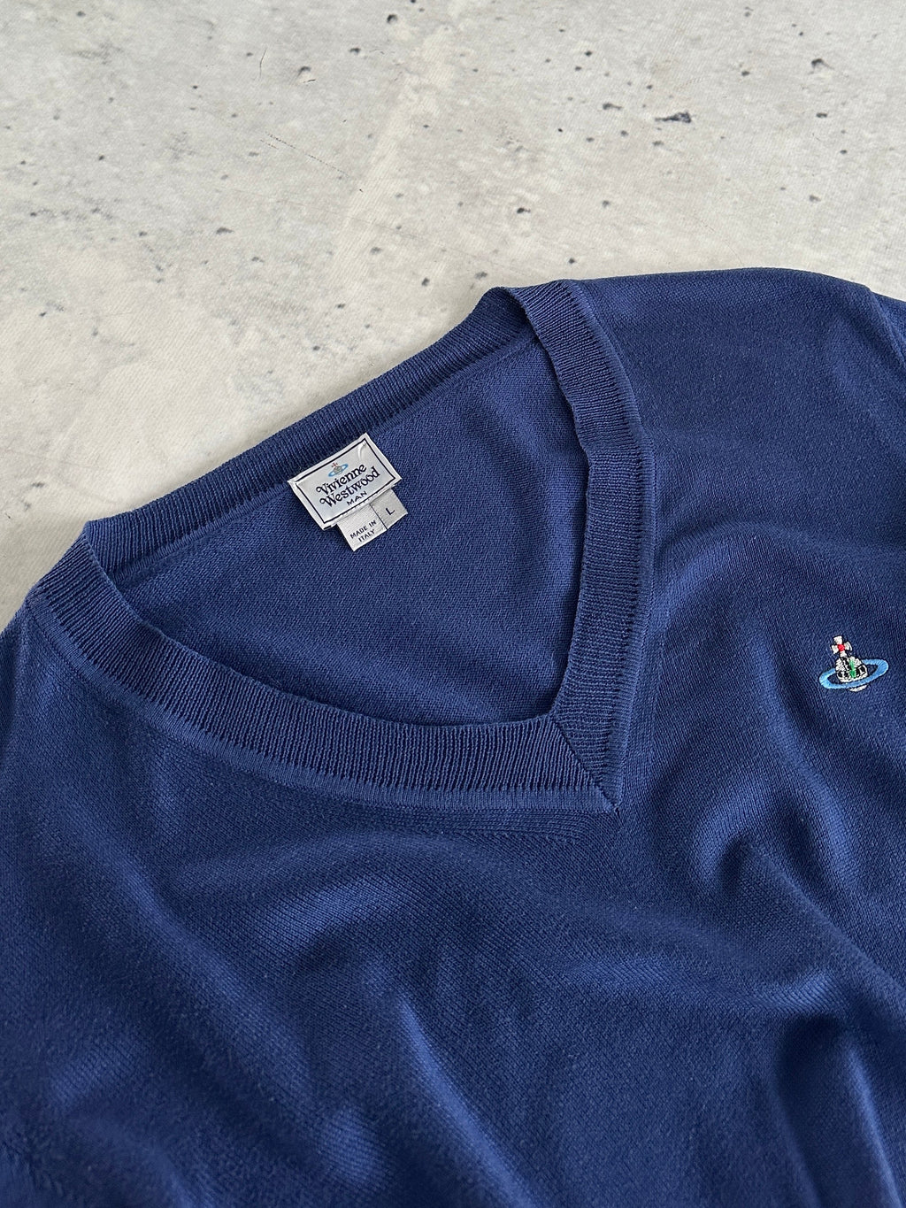 Vivienne Westwood V Neck Knit Jumper (L)