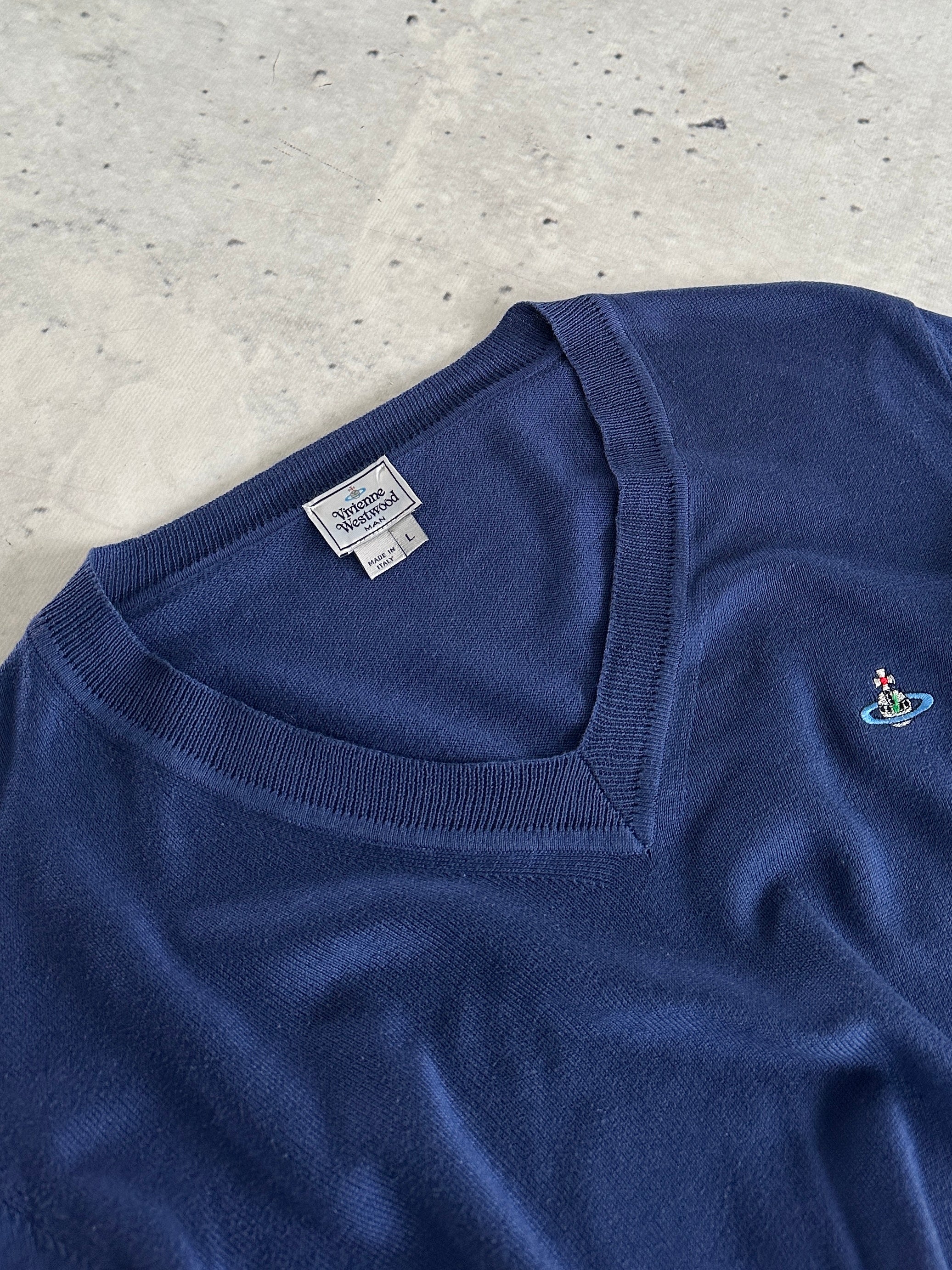 Vivienne Westwood V Neck Knit Jumper (L)