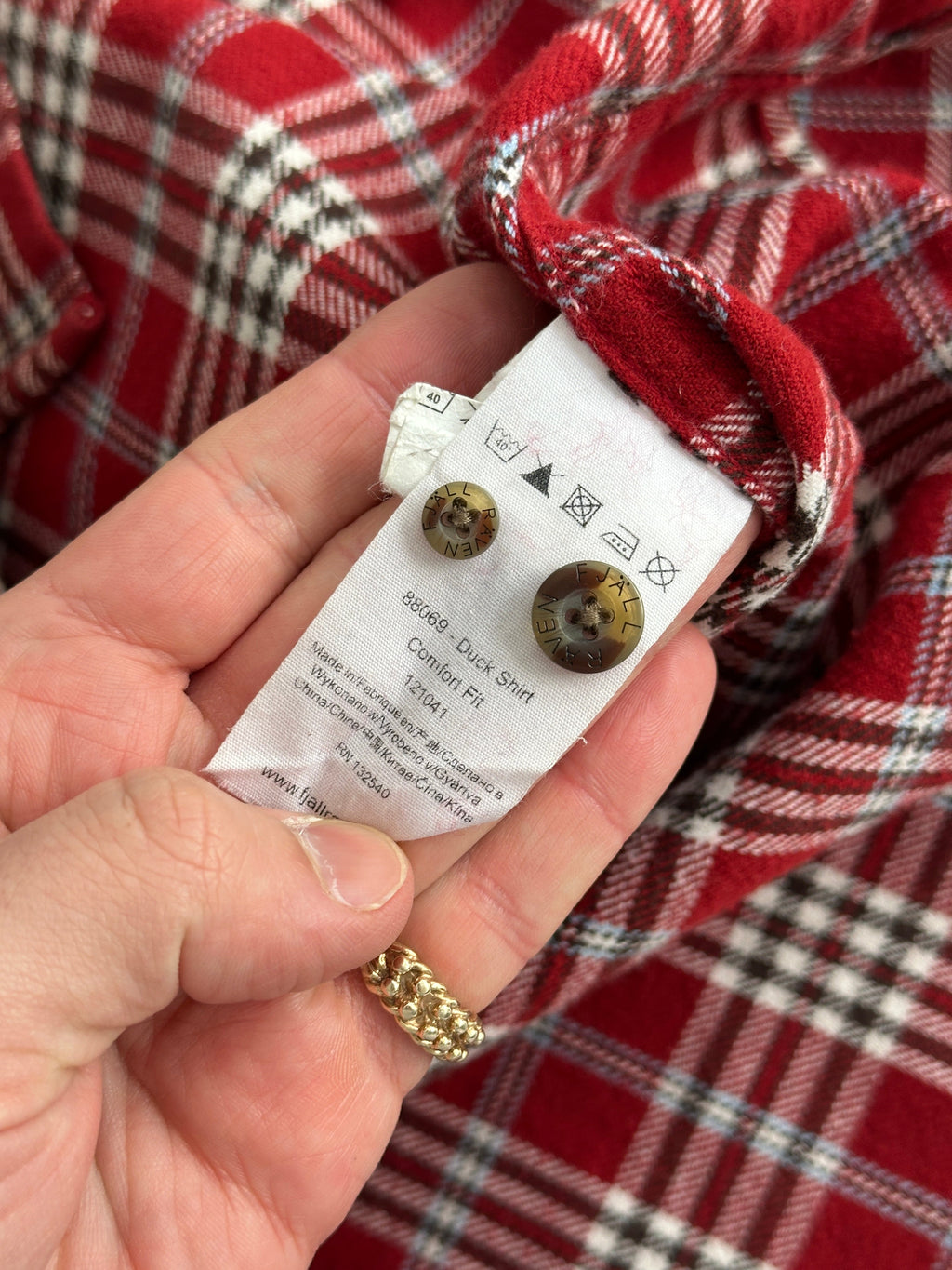 Fjall Raven Flannel Duck Shirt / Overshirt (XL)