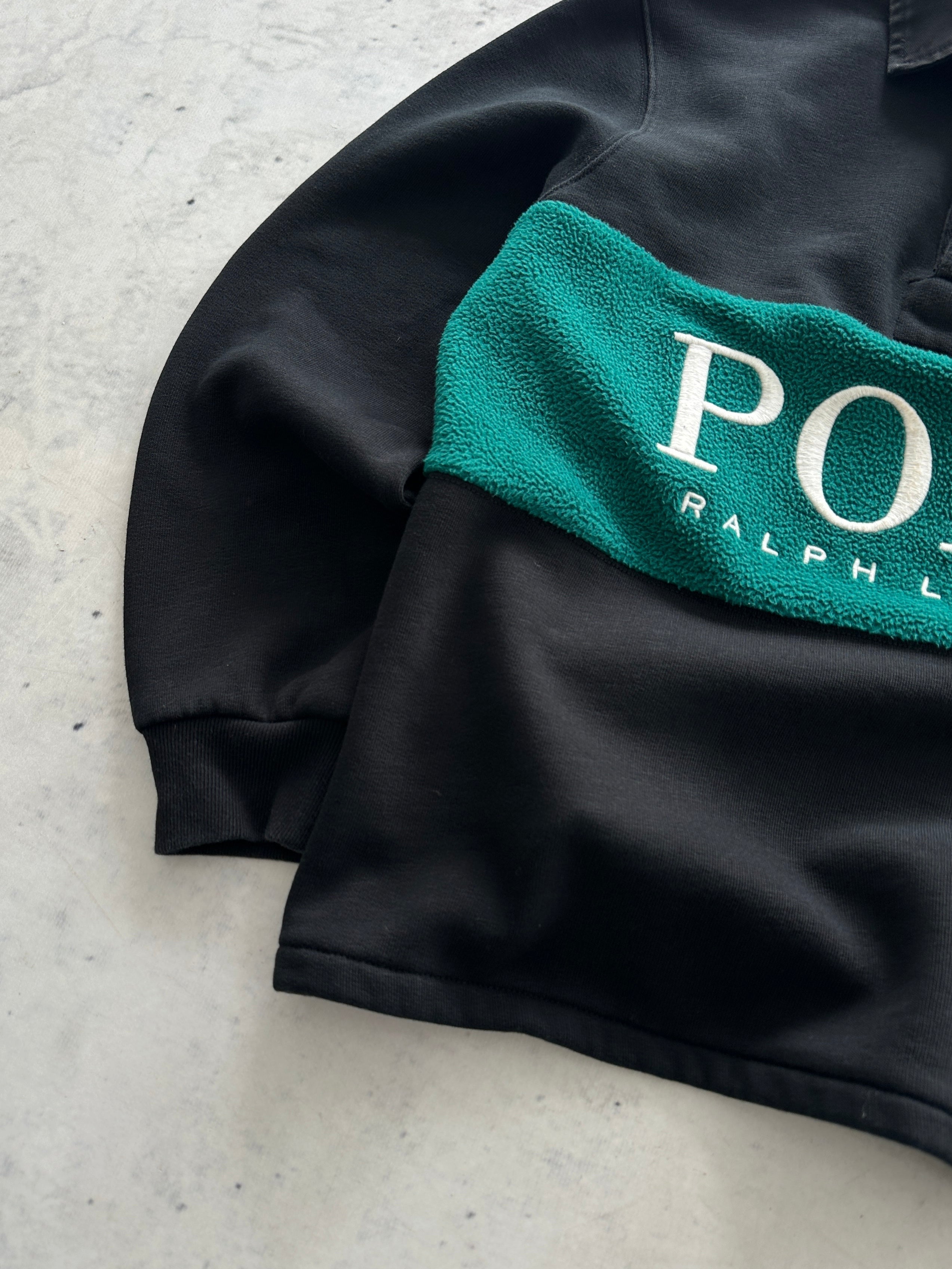 Ralph Lauren Polo Spell Out Rugby Sweatshirt (XS)