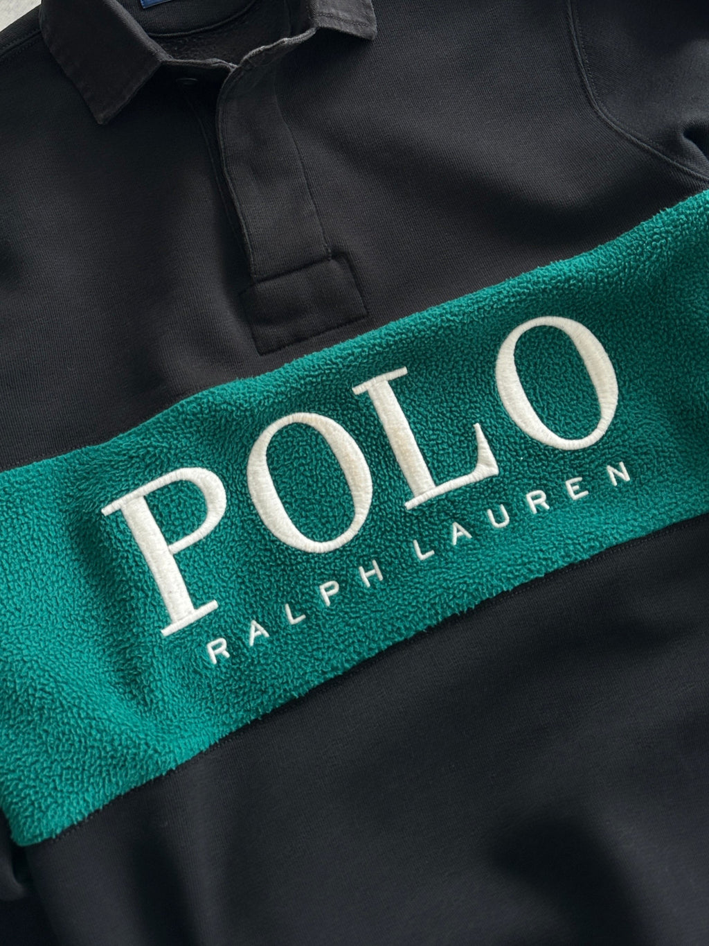 Ralph Lauren Polo Spell Out Rugby Sweatshirt (XS)