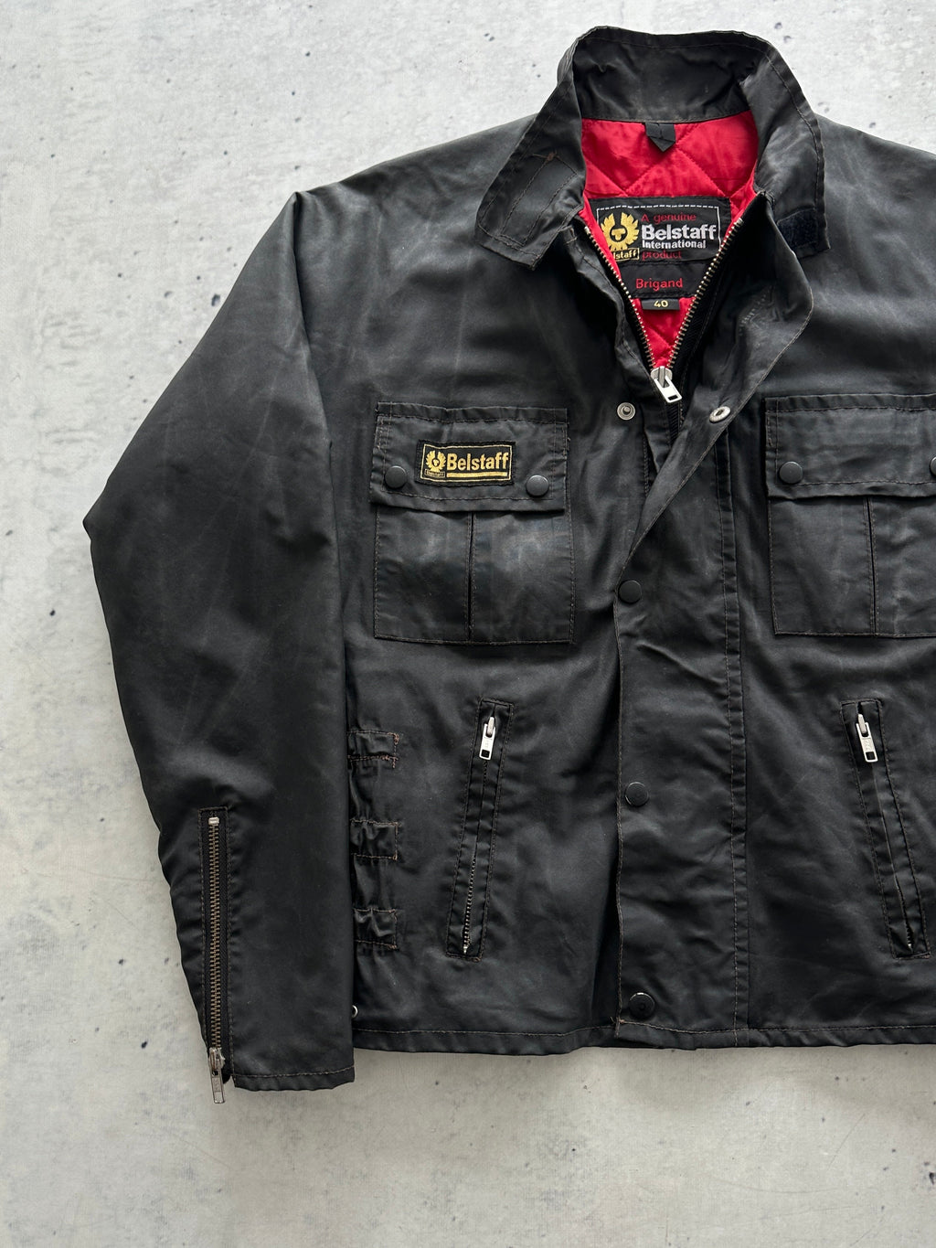 Vintage Belstaff Brigand Zip Up Jacket (Women's S)