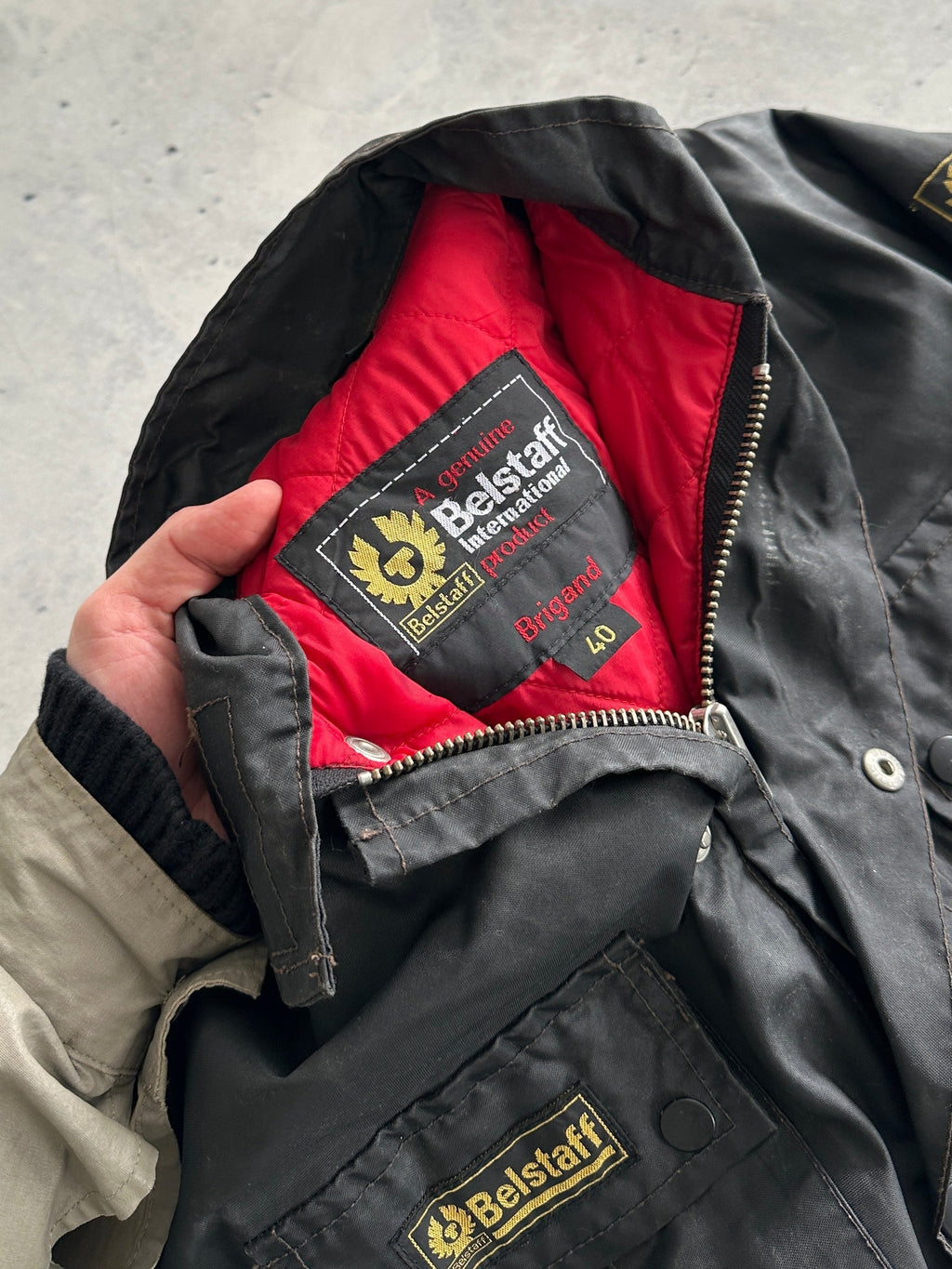 Vintage Belstaff Brigand Zip Up Jacket (Women's S)