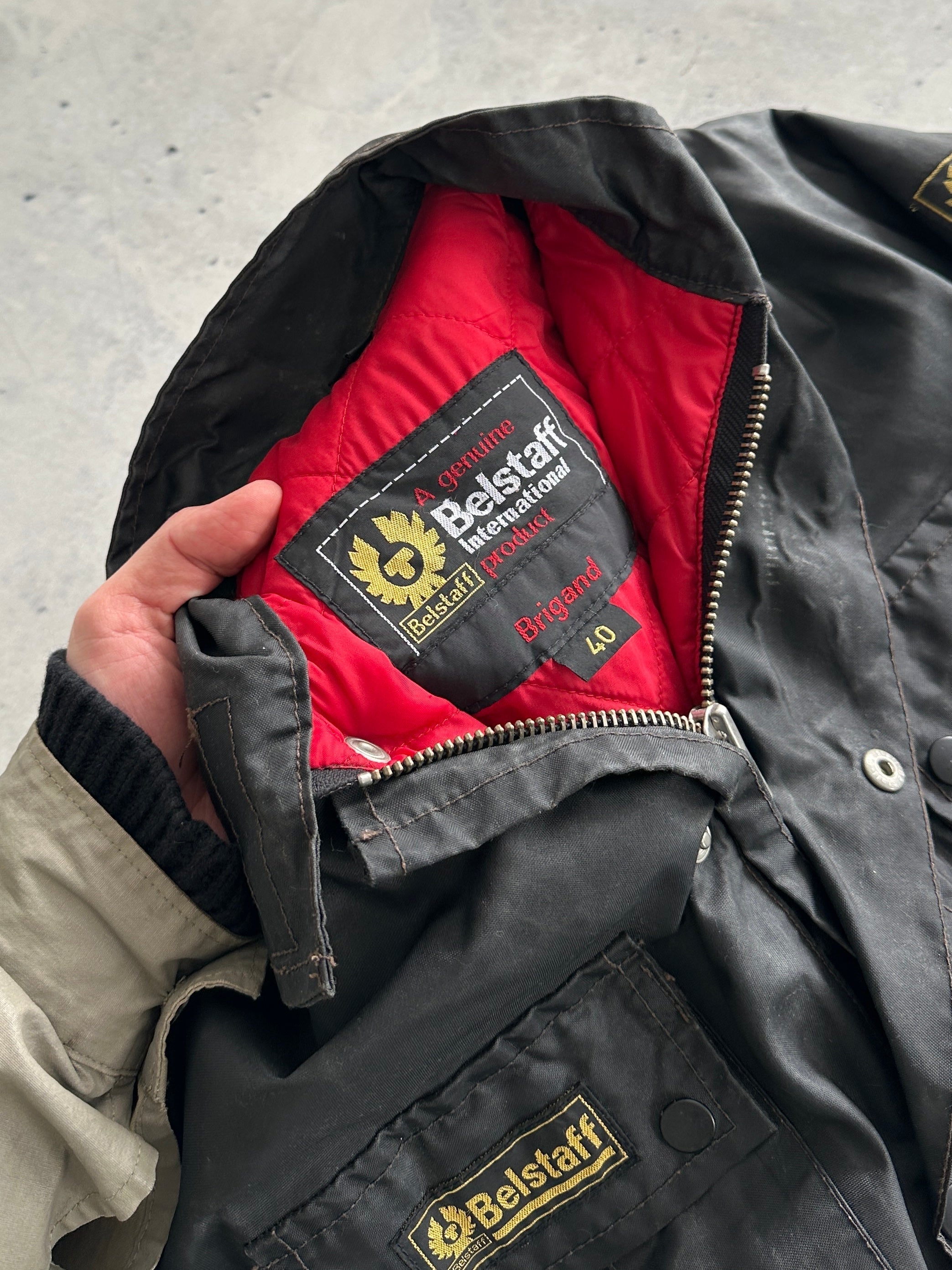 Vintage Belstaff Brigand Zip Up Jacket (Women's S)