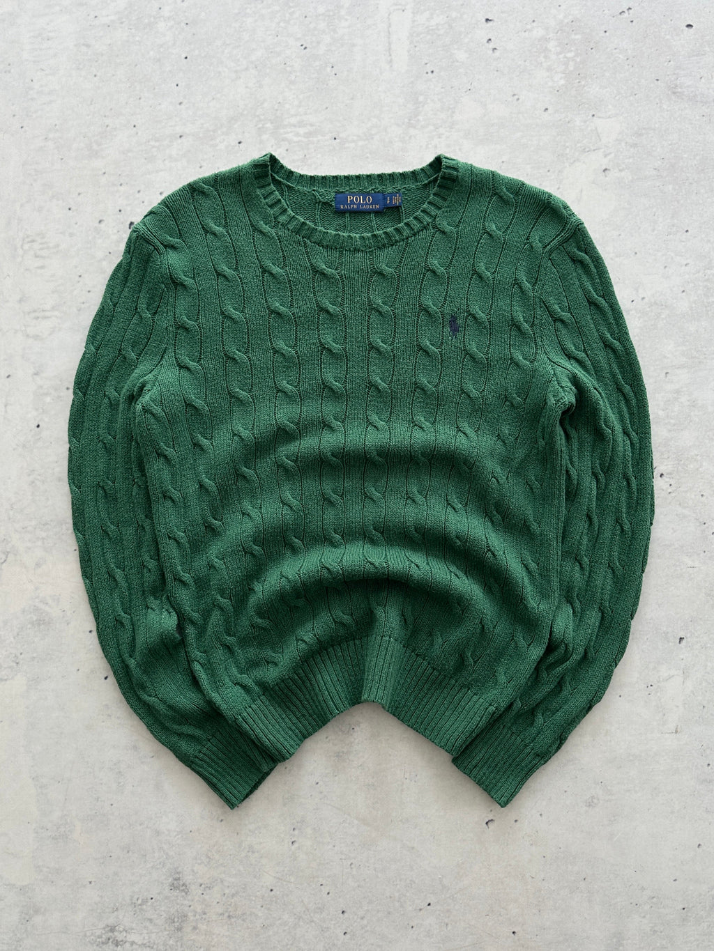 Ralph Lauren Cable Knit Crewneck Jumper (S)