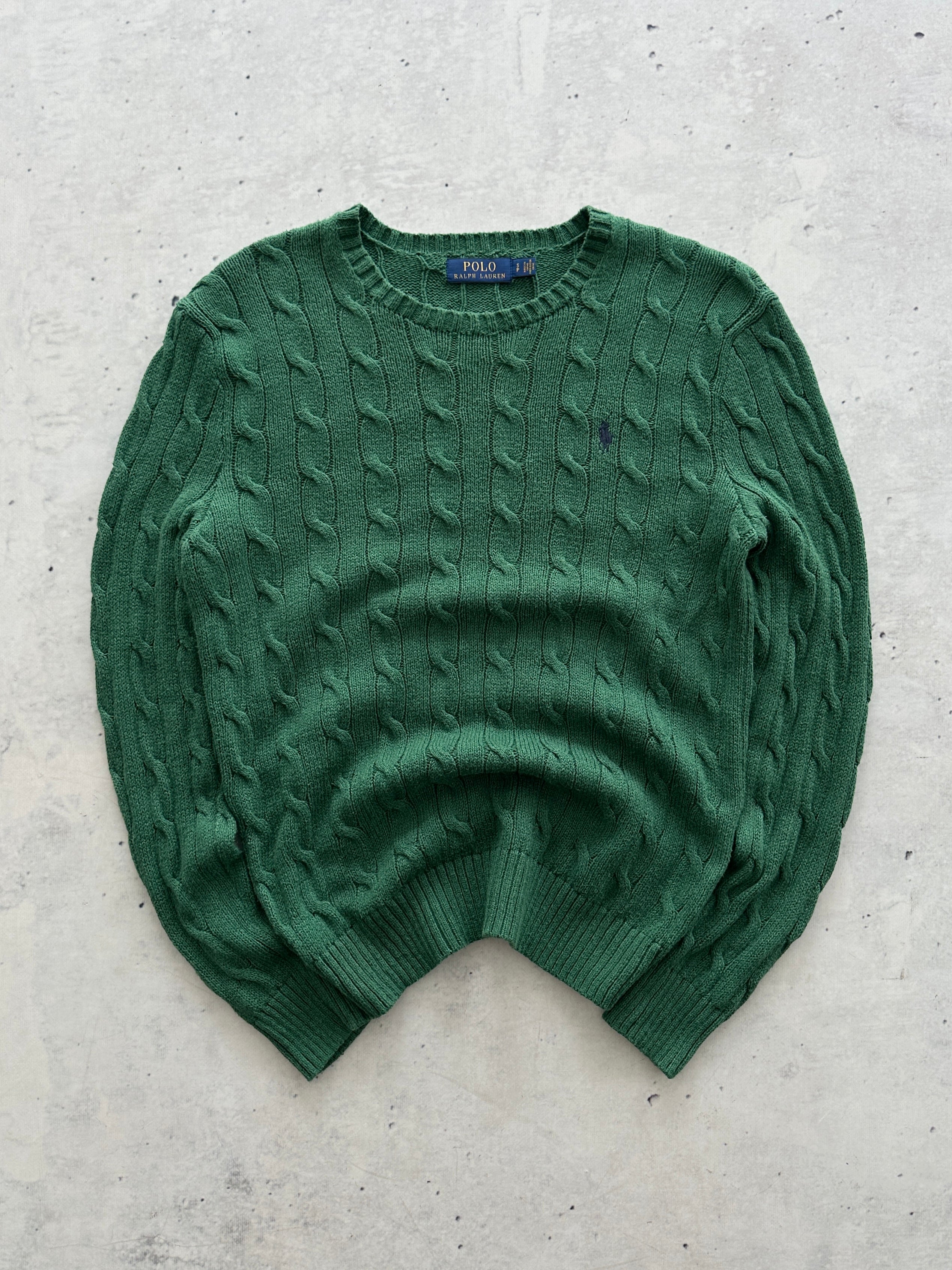 Ralph Lauren Cable Knit Crewneck Jumper (S)