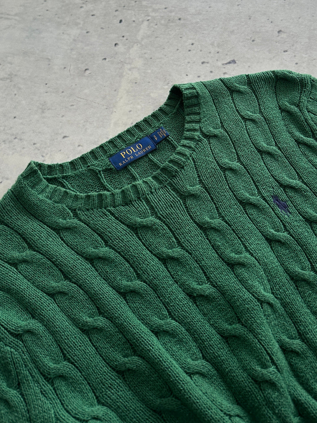 Ralph Lauren Cable Knit Crewneck Jumper (S)