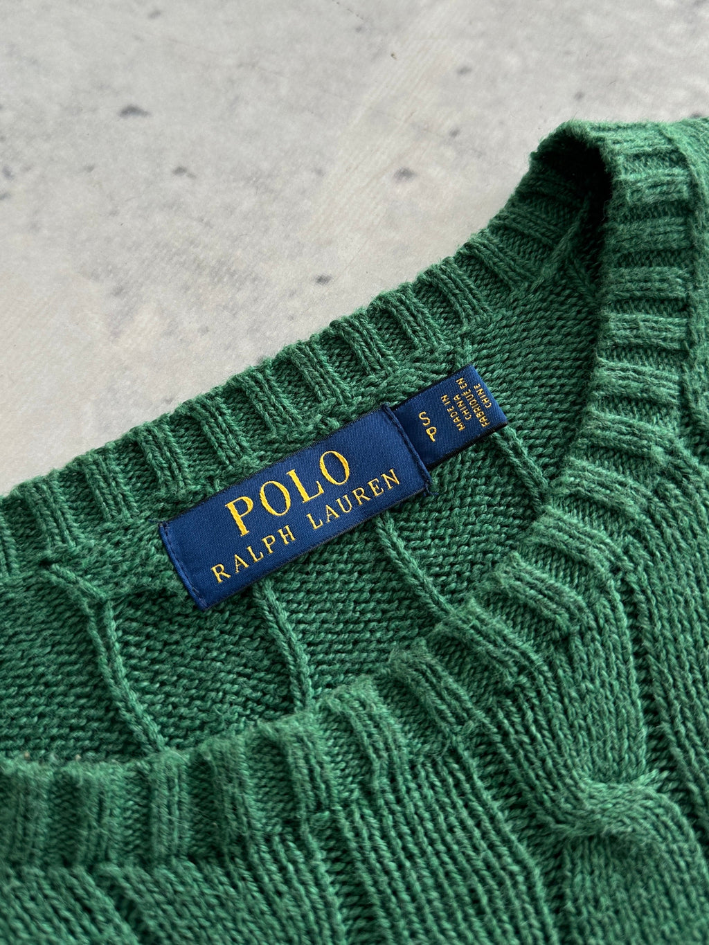 Ralph Lauren Cable Knit Crewneck Jumper (S)