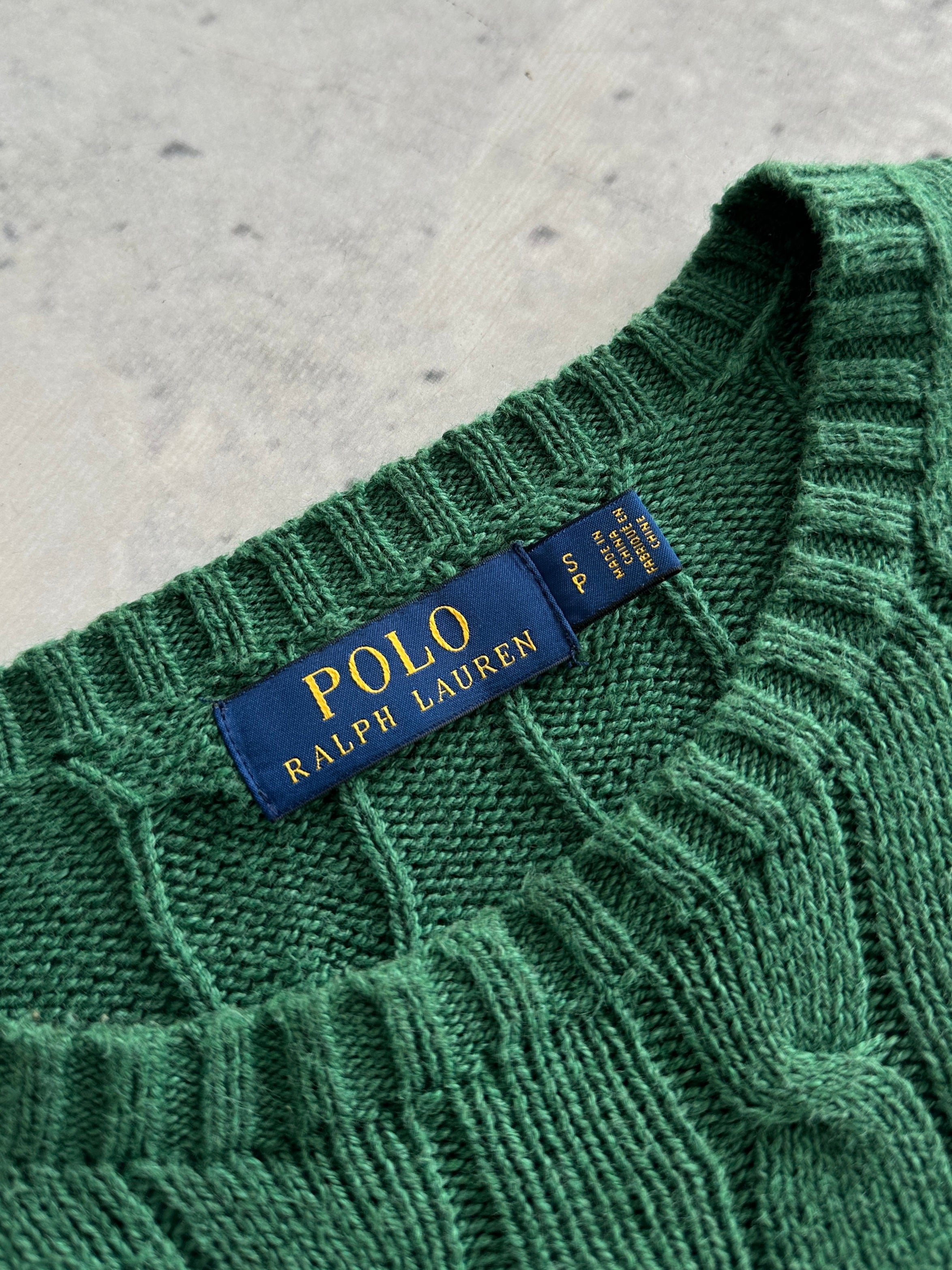 Ralph Lauren Cable Knit Crewneck Jumper (S)