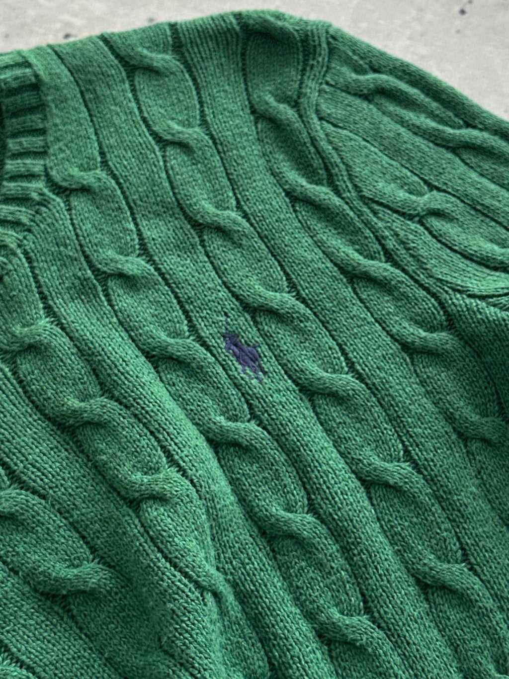 Ralph Lauren Cable Knit Crewneck Jumper (S)