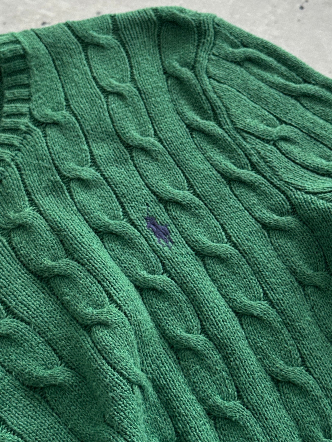 Ralph Lauren Cable Knit Crewneck Jumper (S)