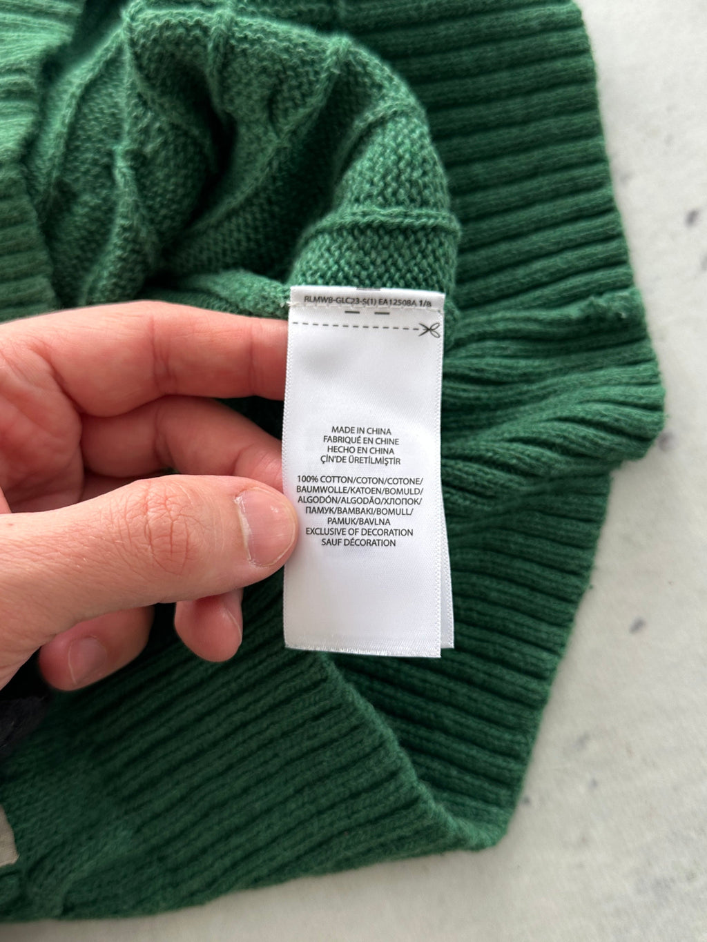Ralph Lauren Cable Knit Crewneck Jumper (S)