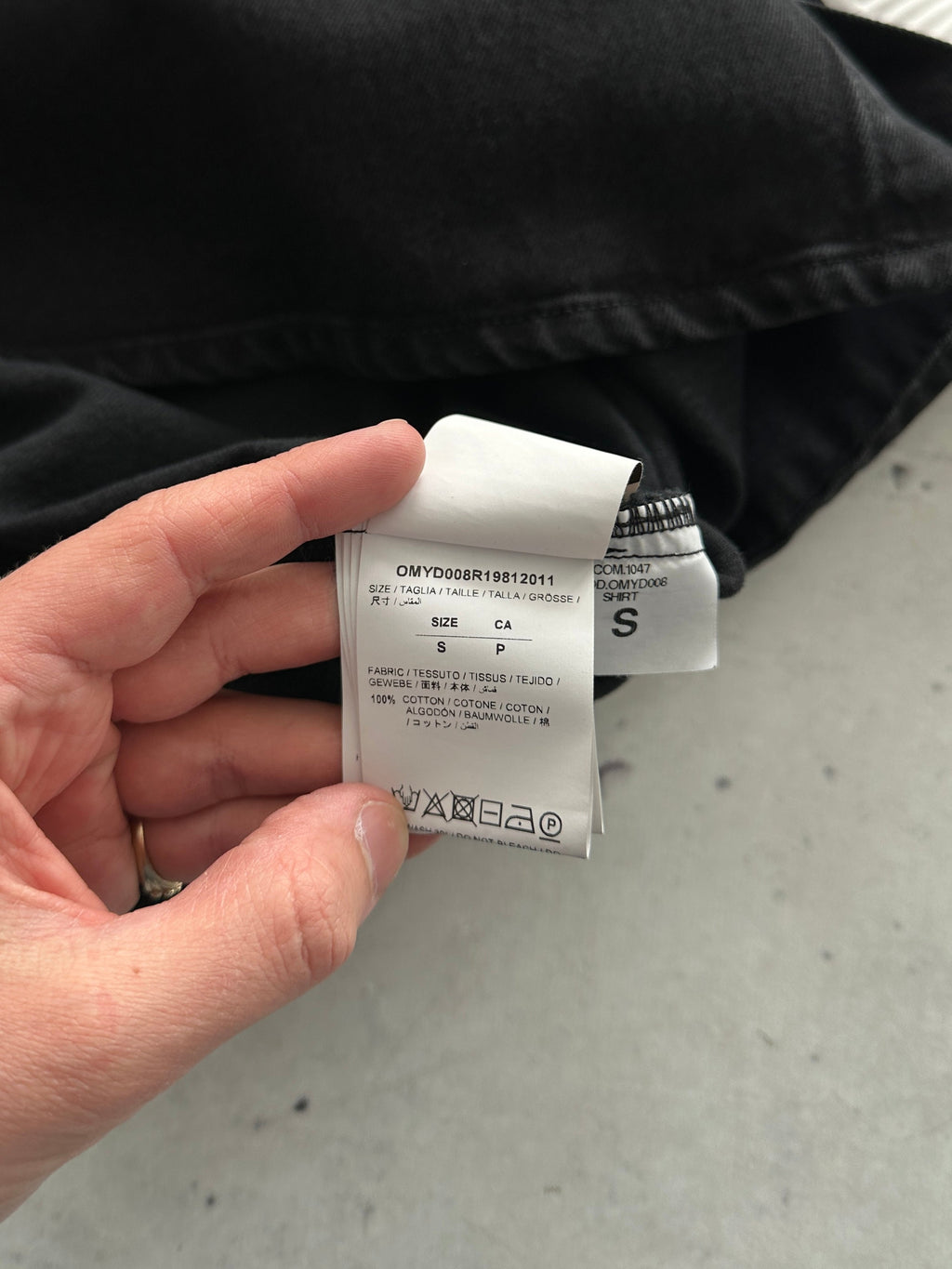 Off White Impressionism Print Denim Jacket (S)