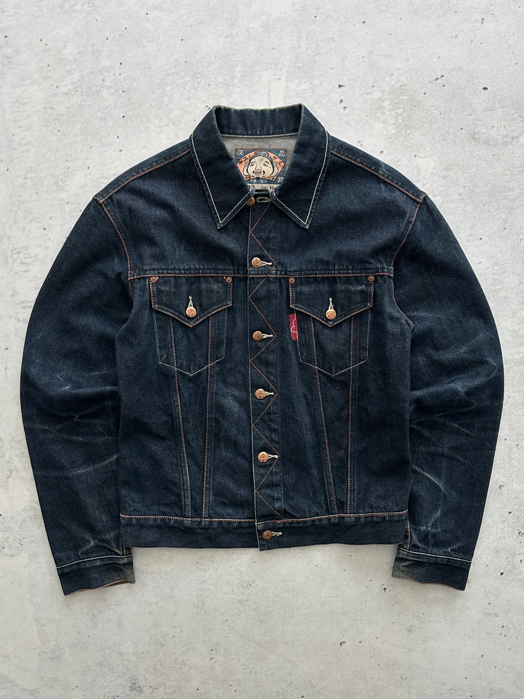 00's Evisu Maniacs 3720 Denim Jacket (M)