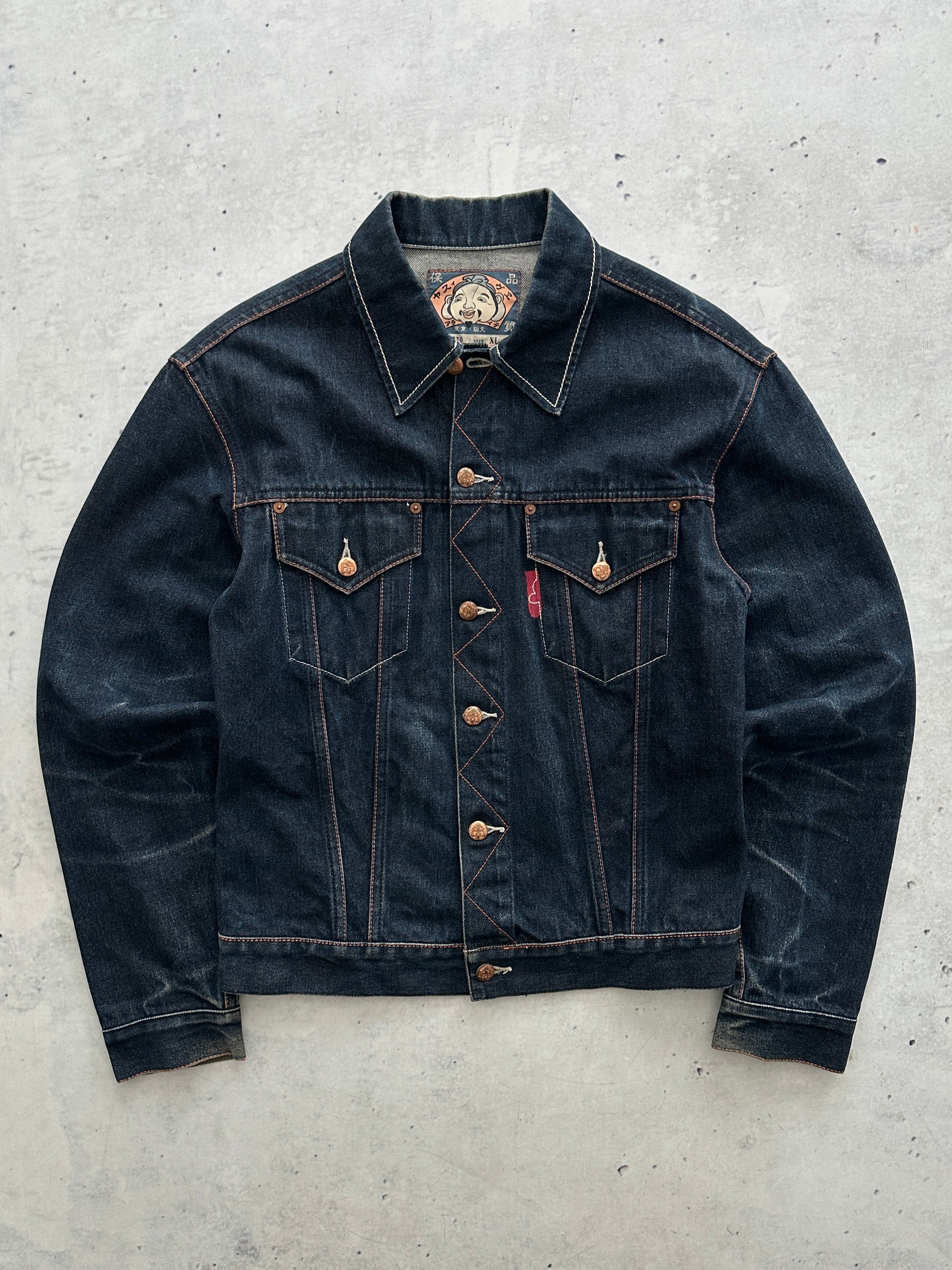 00's Evisu Maniacs 3720 Denim Jacket (M)