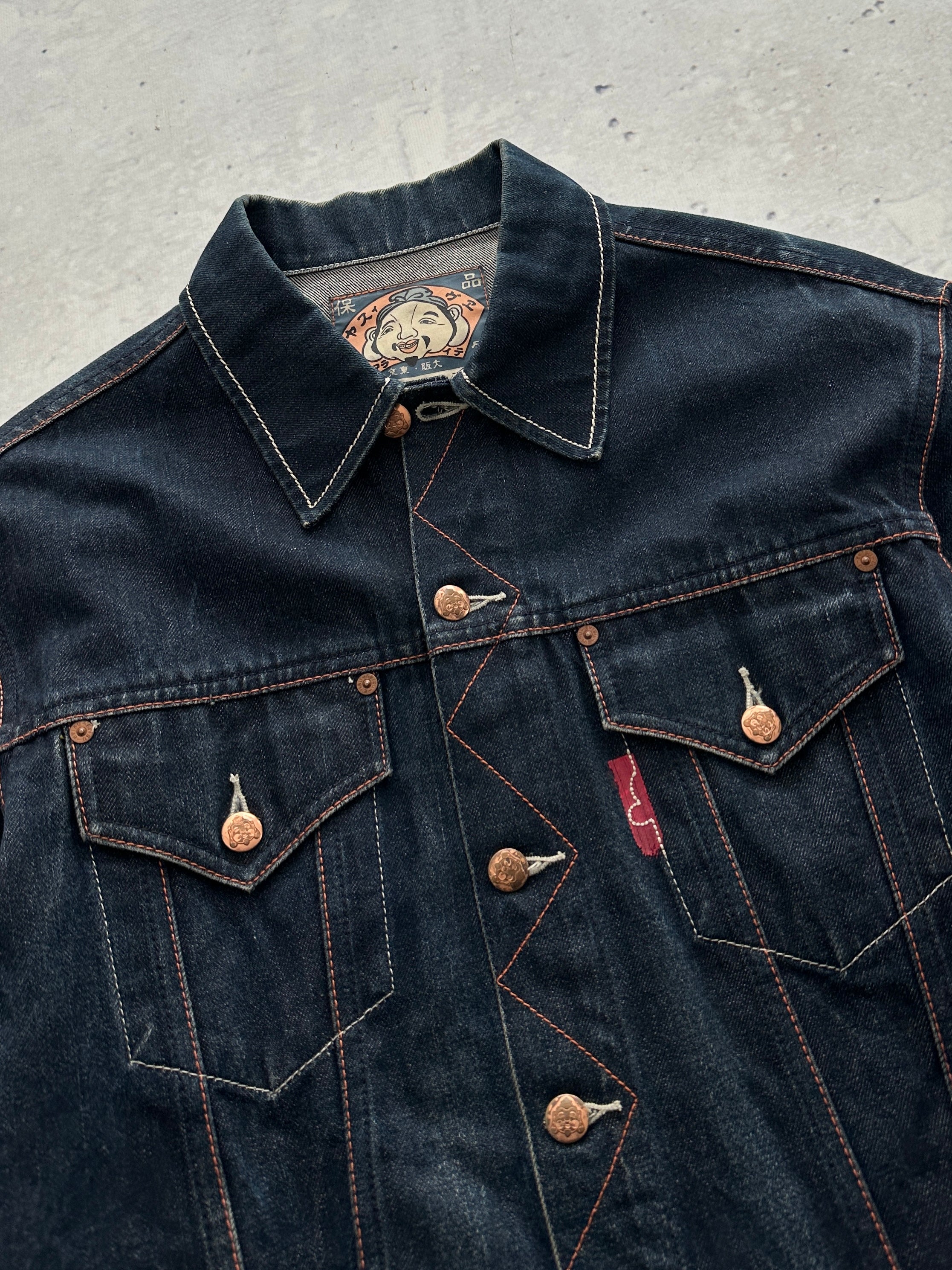 00's Evisu Maniacs 3720 Denim Jacket (M)