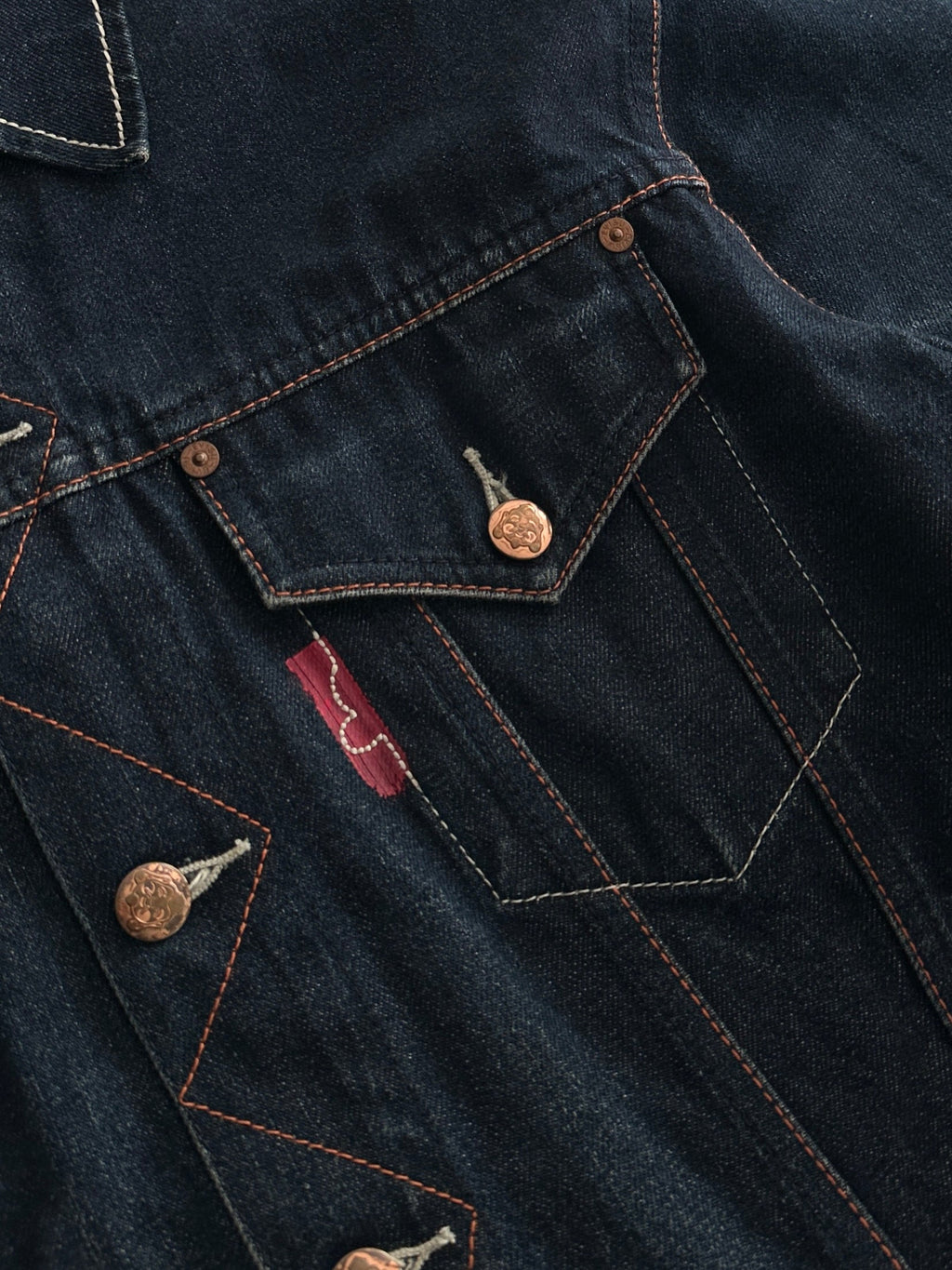 00's Evisu Maniacs 3720 Denim Jacket (M)