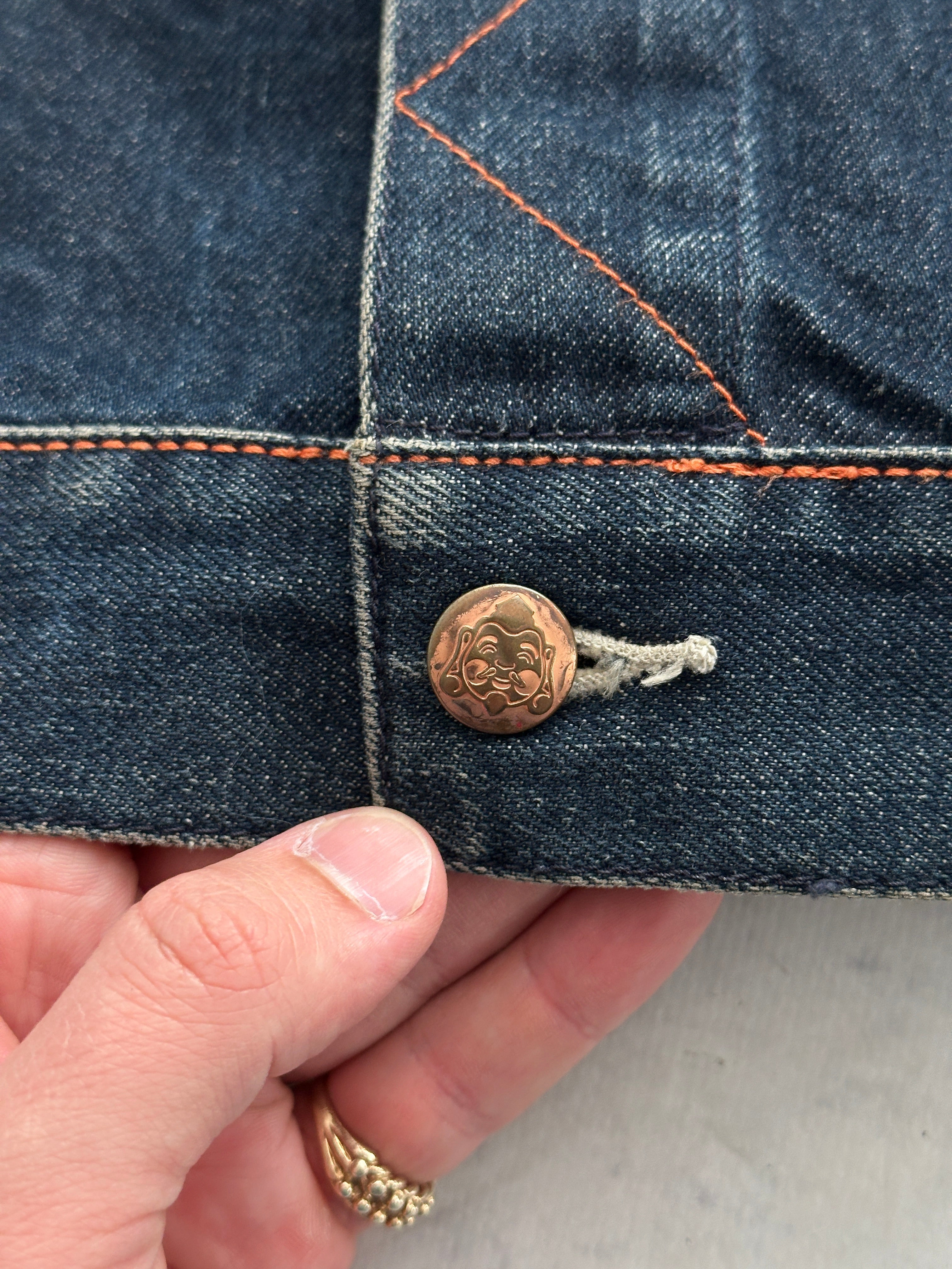 00's Evisu Maniacs 3720 Denim Jacket (M)