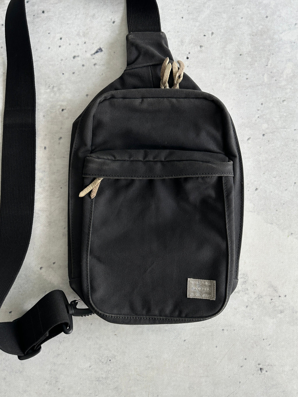 Porter Yoshida & Co. Denim beat Sling crossbody Bag (One Size)