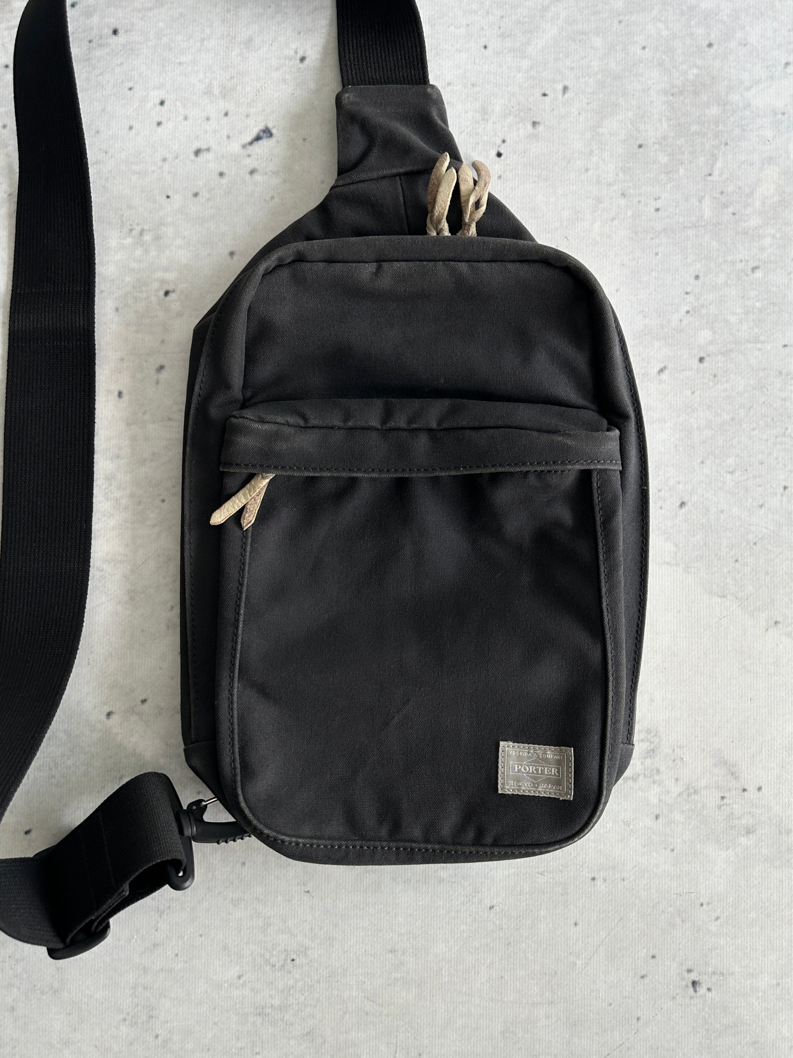 Porter Yoshida & Co. Denim beat Sling crossbody Bag (One Size)