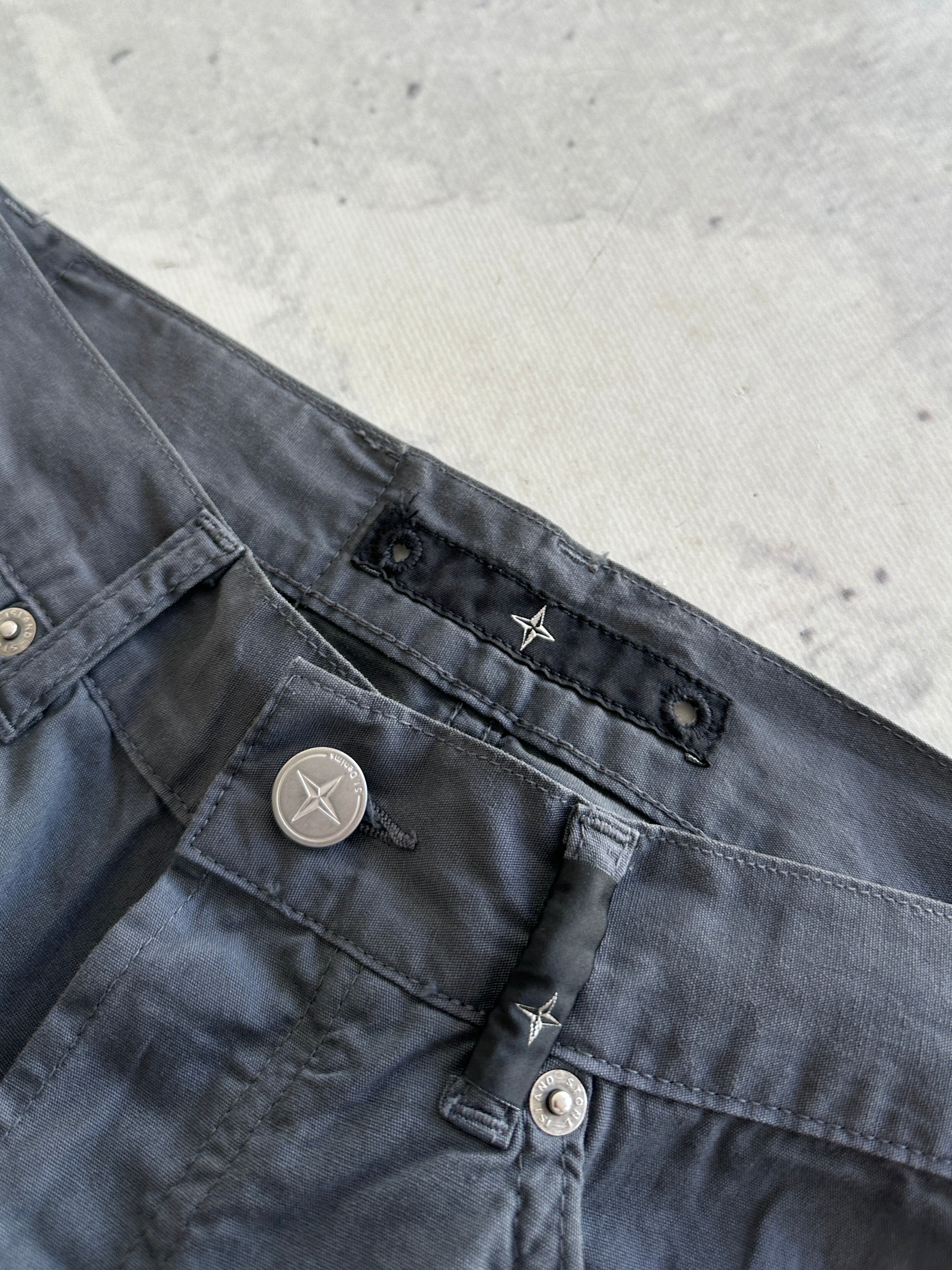 00's Stone Island Denims Straight Leg Trousers (W27)