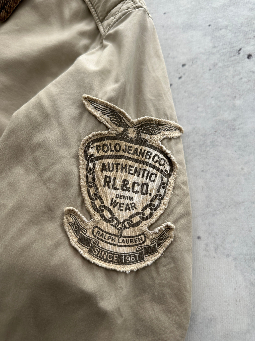 Ralph Lauren Polo Corduroy Collar Bomber Jacket (S)