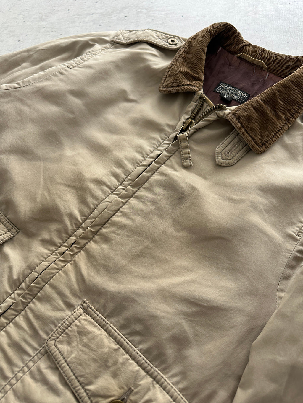 Ralph Lauren Polo Corduroy Collar Bomber Jacket (S)