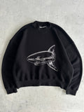 Palm Angels Split Shark Heavyweight Crewneck Sweatshirt (L)