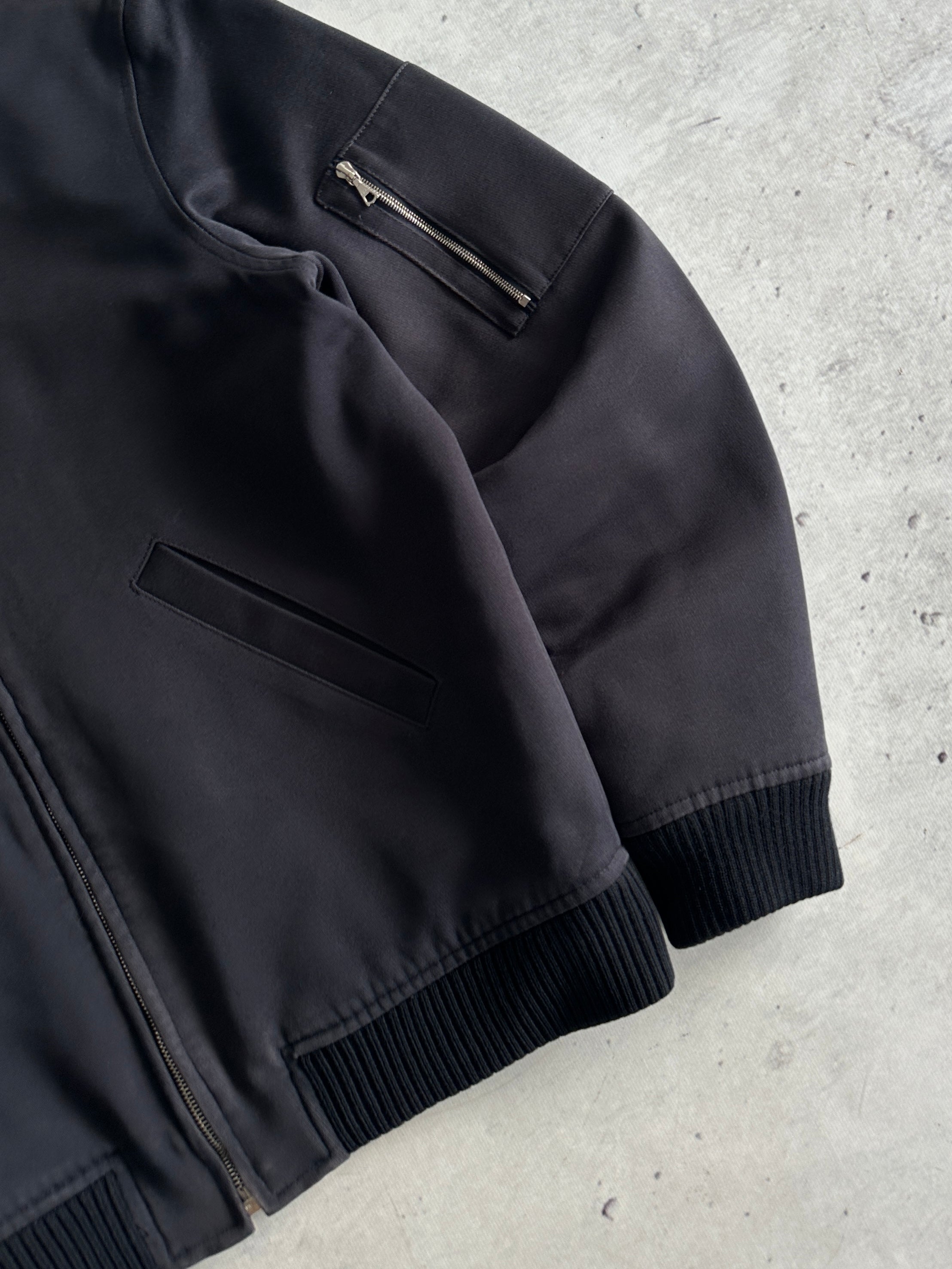 A.P.C. Zip Up MA-1 wool lined Bomber Jacket (S)