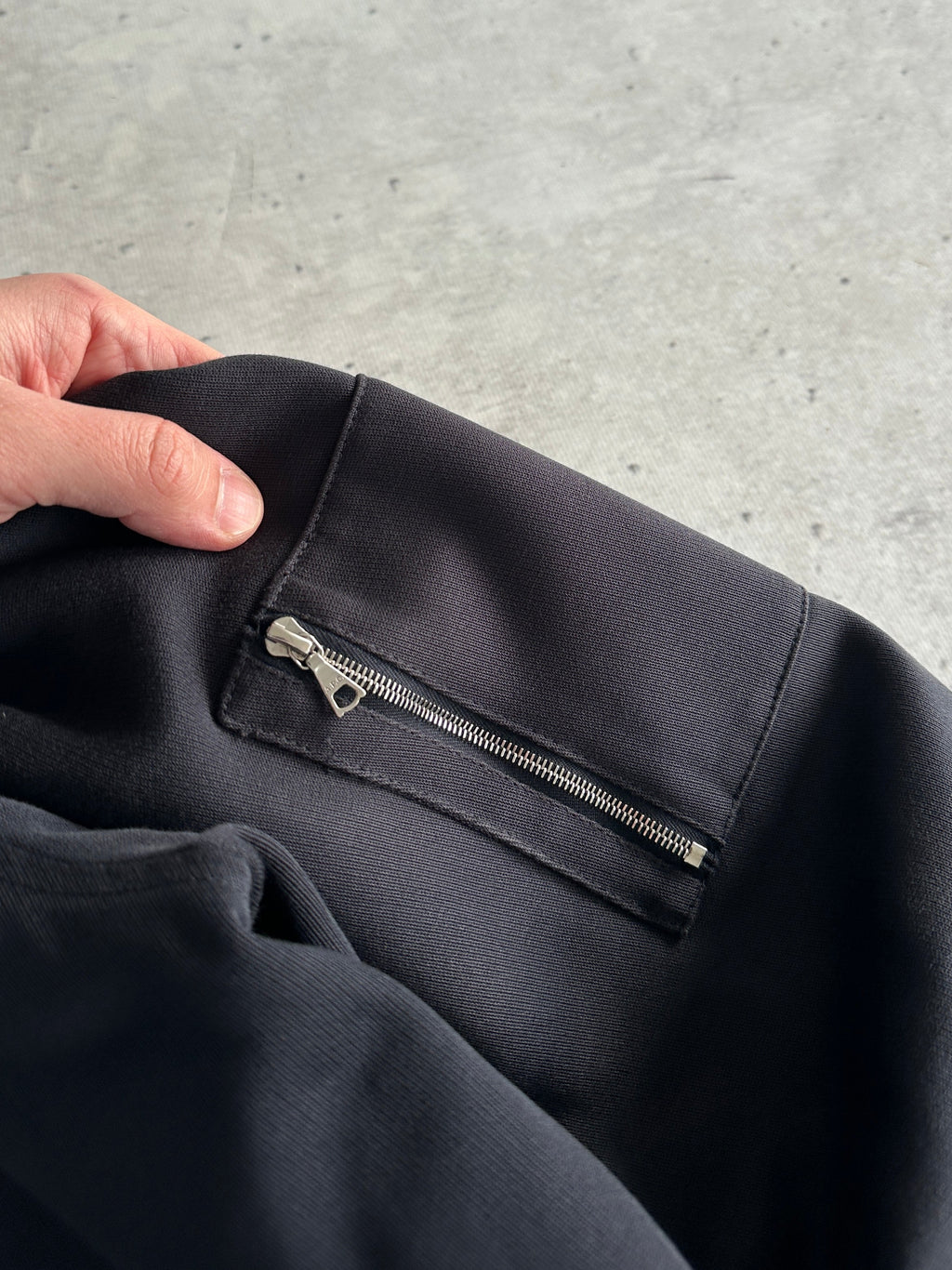 A.P.C. Zip Up MA-1 wool lined Bomber Jacket (S)
