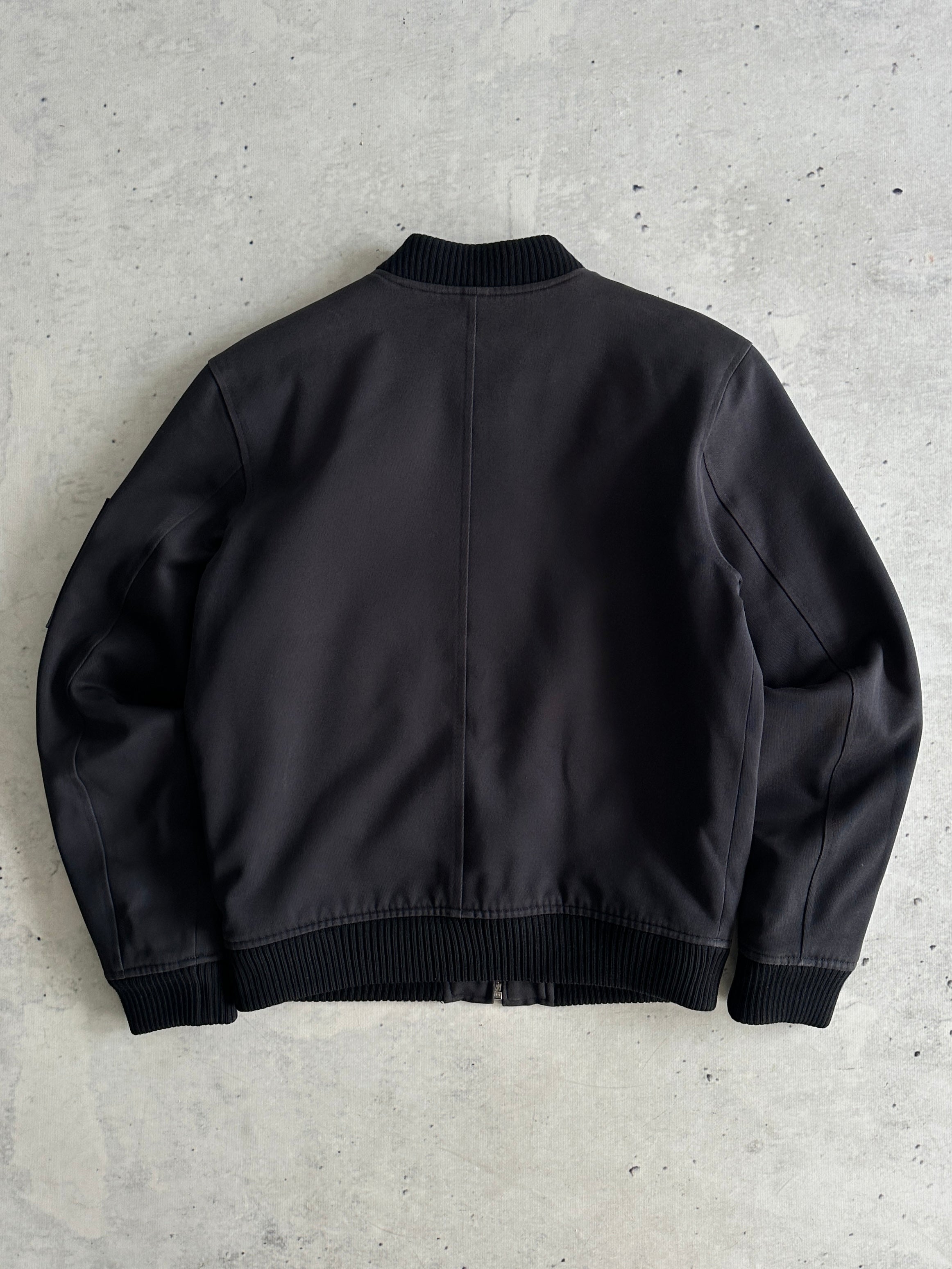 A.P.C. Zip Up MA-1 wool lined Bomber Jacket (S)