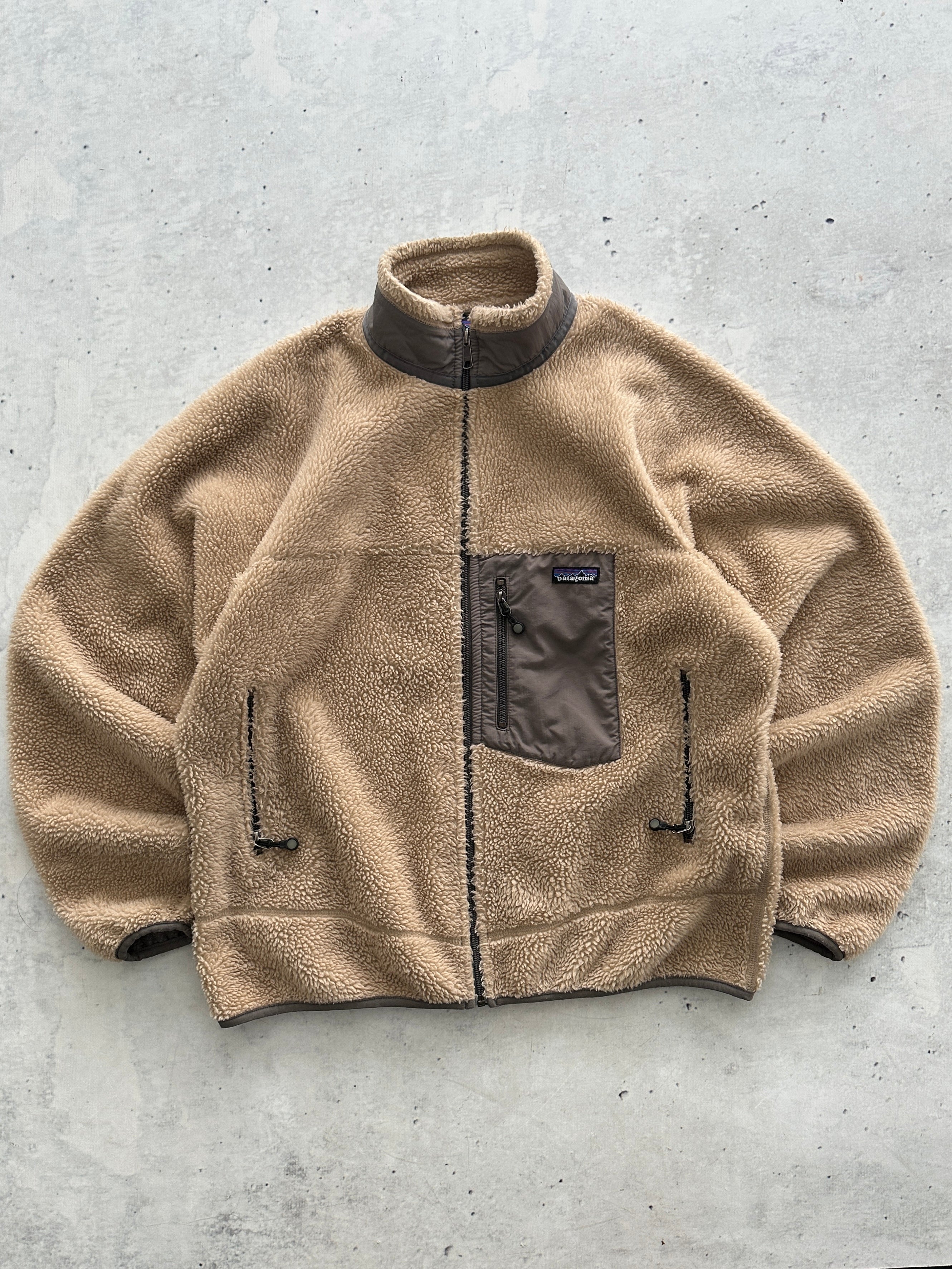 00's Patagonia Retro X Deep Pile Zip Up Fleece (L)