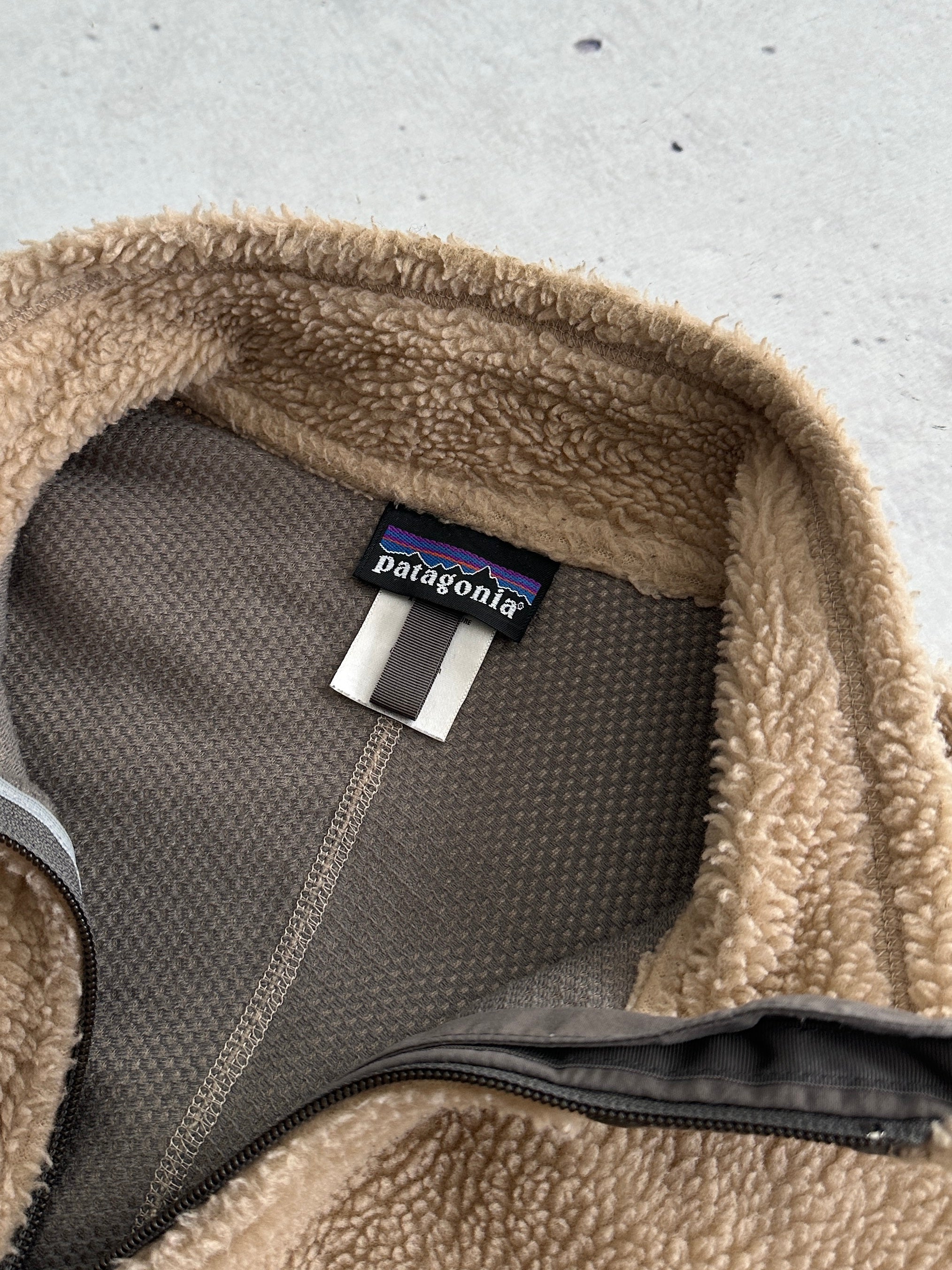 00's Patagonia Retro X Deep Pile Zip Up Fleece (L)