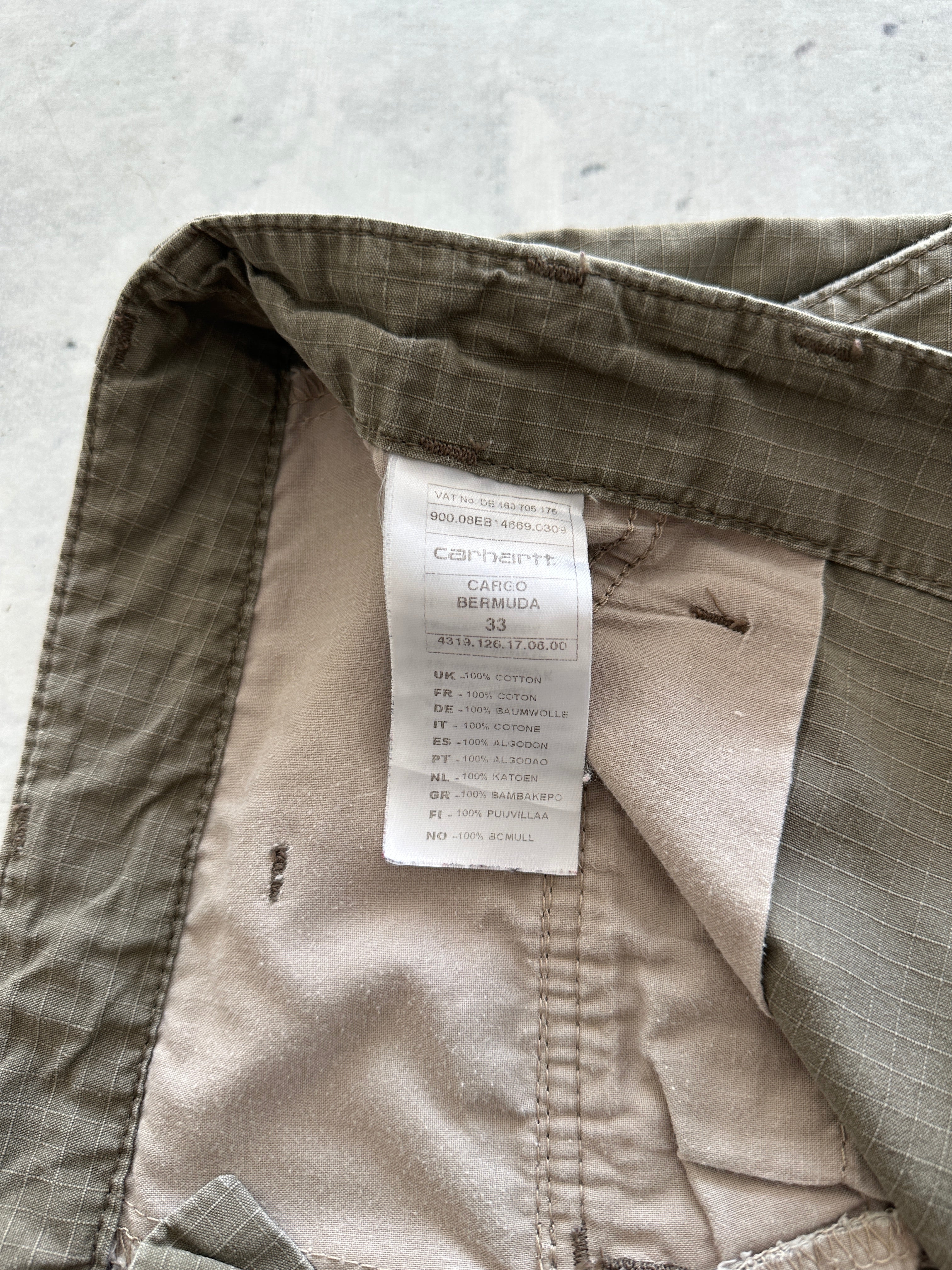 Carhartt Ripstop Bermuda Cargo Shorts (W36)