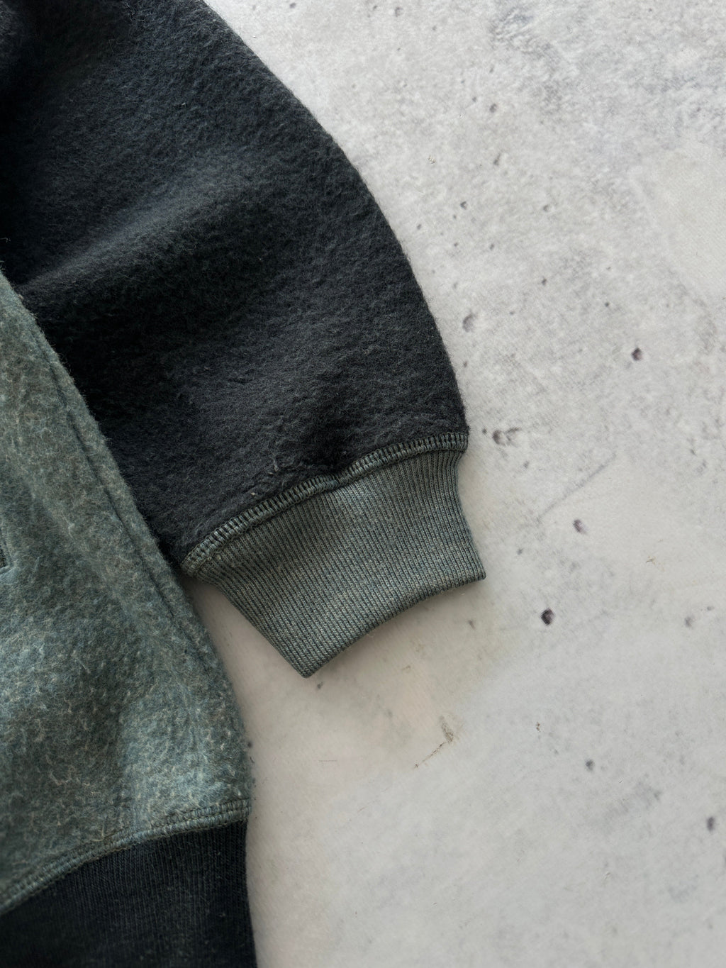 Vintage YSL Wool / Fleece Embroidered Logo Cardigan (L)