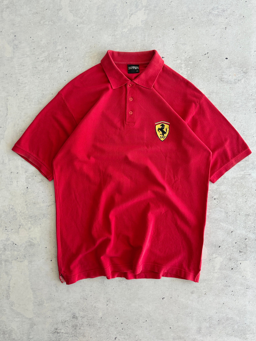 1996 Ferrari Embroidered Logo Polo Shirt (XL)