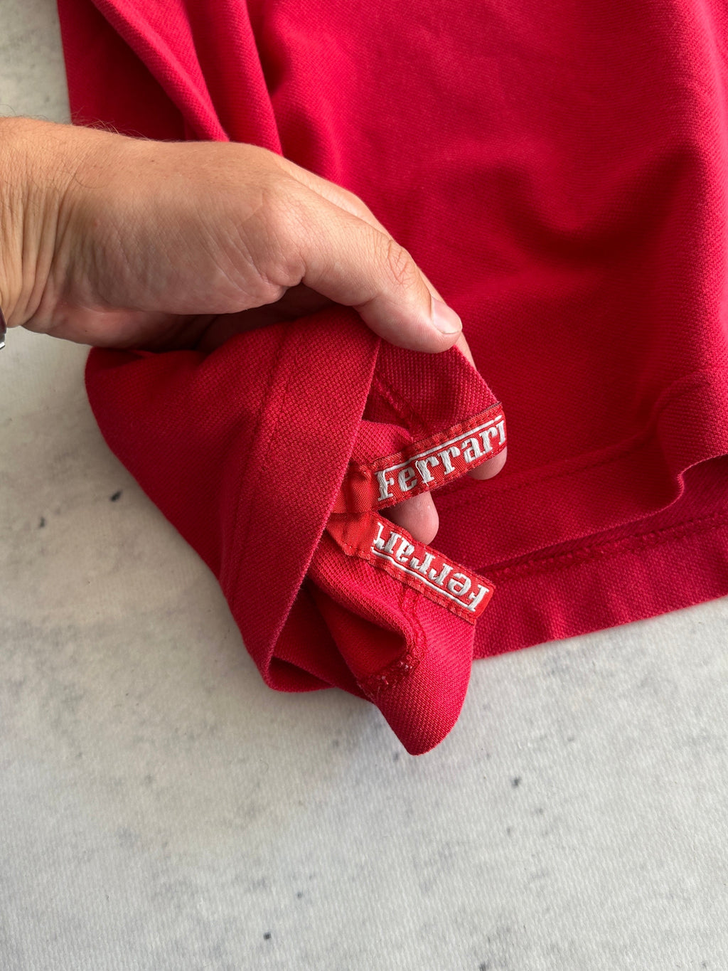 1996 Ferrari Embroidered Logo Polo Shirt (XL)
