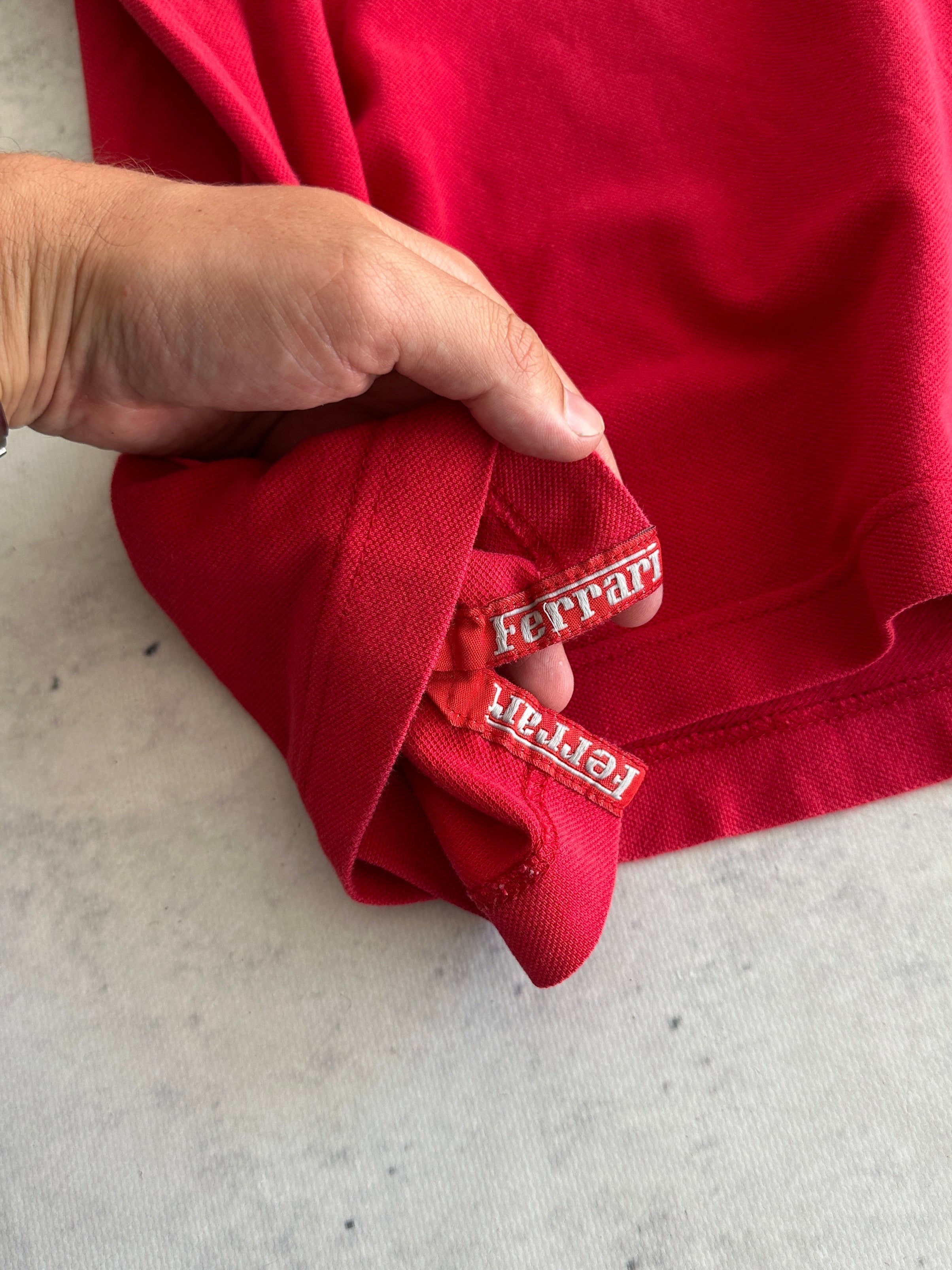 1996 Ferrari Embroidered Logo Polo Shirt (XL)