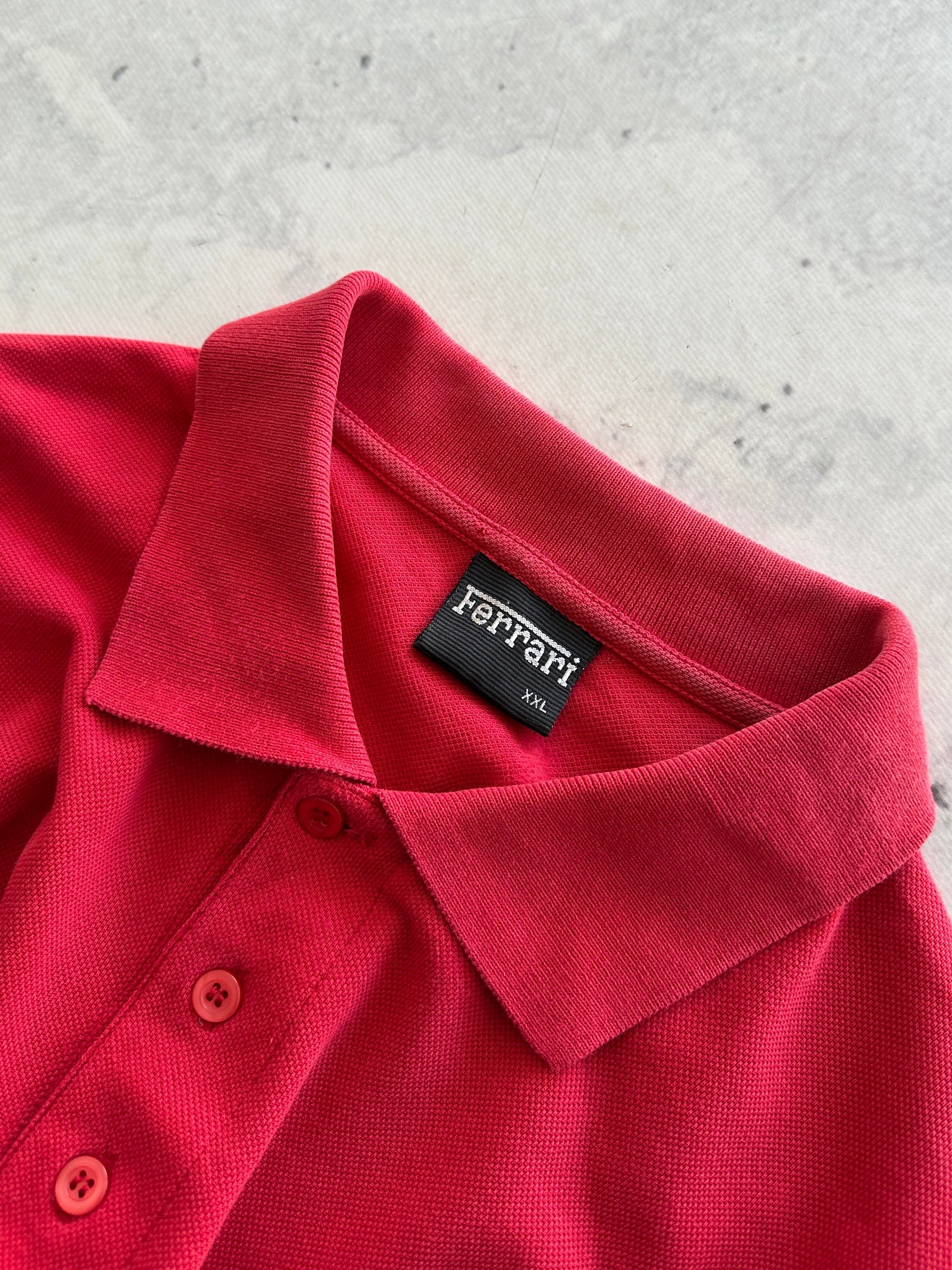 1996 Ferrari Embroidered Logo Polo Shirt (XL)